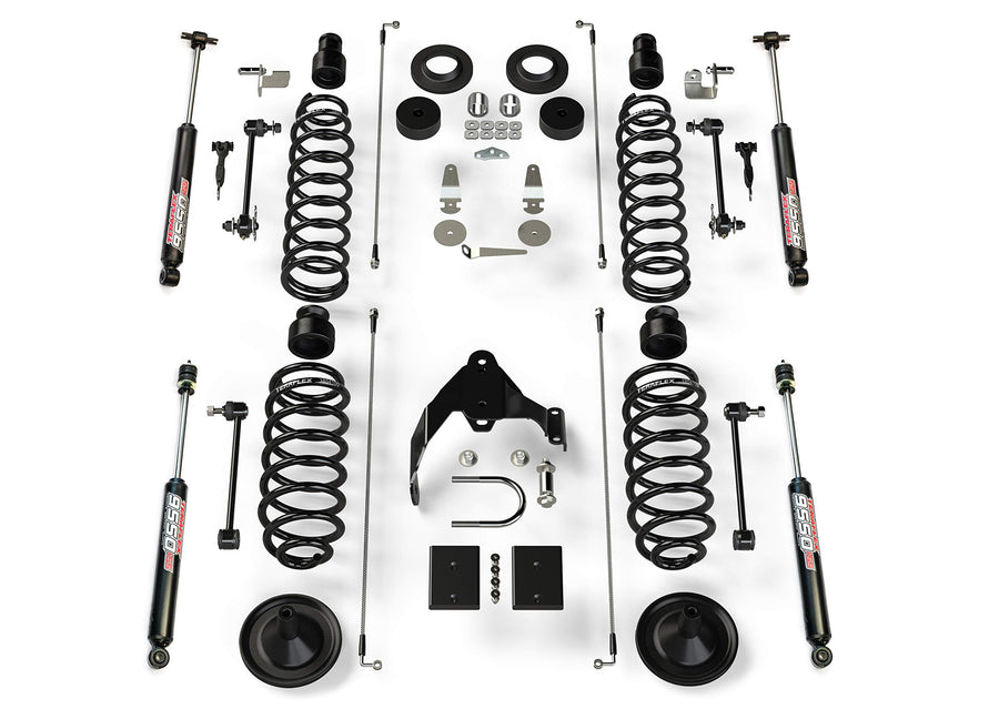 4-Door TeraFlex JKU 4” Base Lift Kit w/ 9550 VSS Shocks