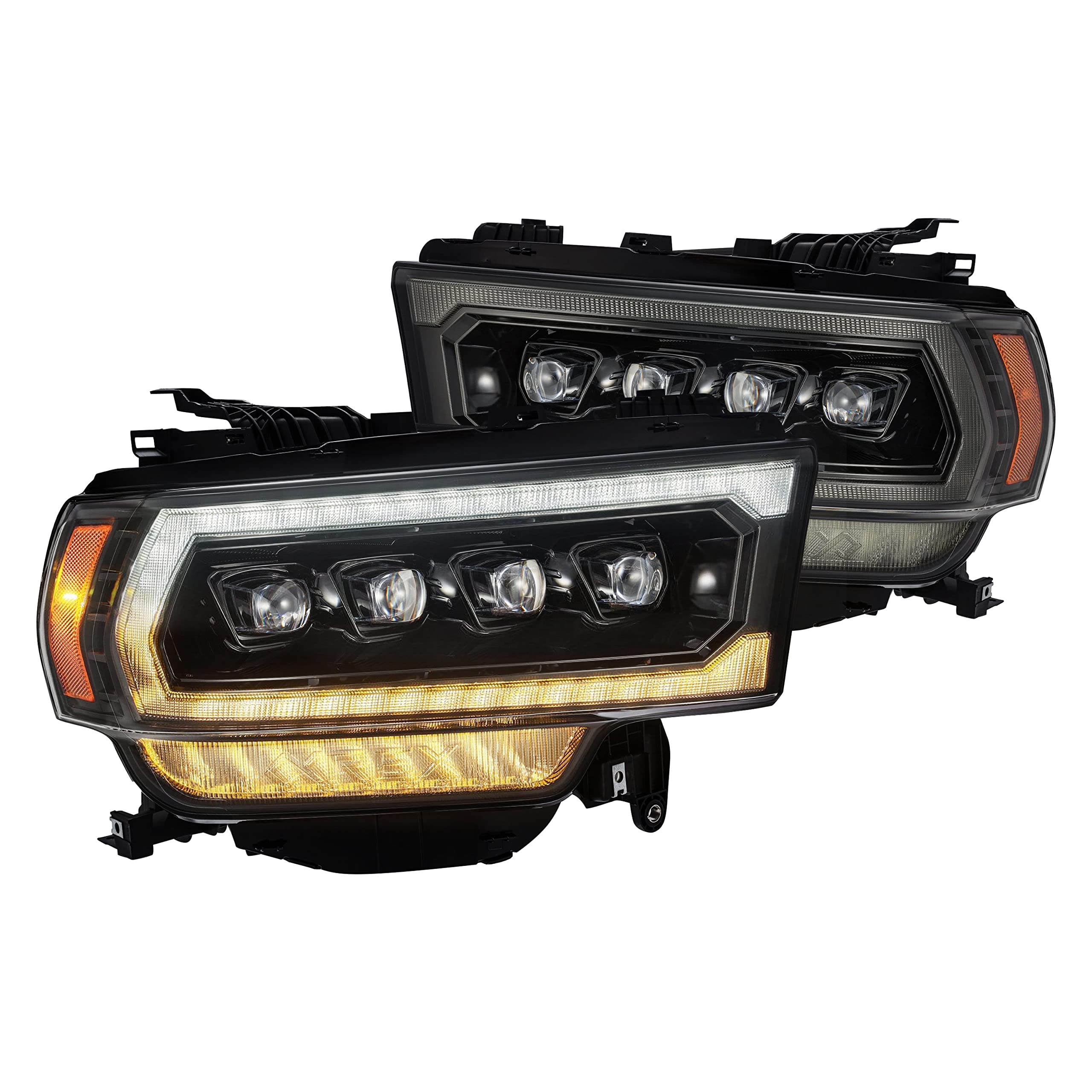 880552 AlphaRex USA Nova Series Projector Headlights fits Ram 2500, Clear