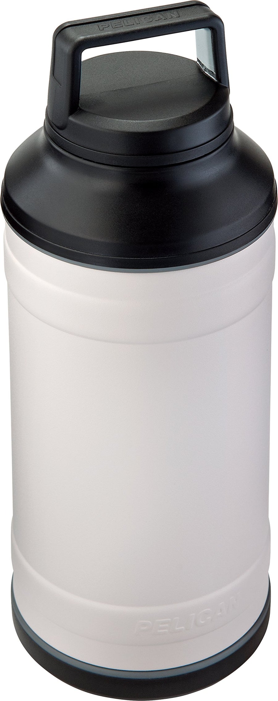 64oz Pelican Bottle (White) | Double Wall Insulated Water Bottle | Keep Hot Drinks for 12 Hours & Cold Drinks for 24 Hours | BPA Free