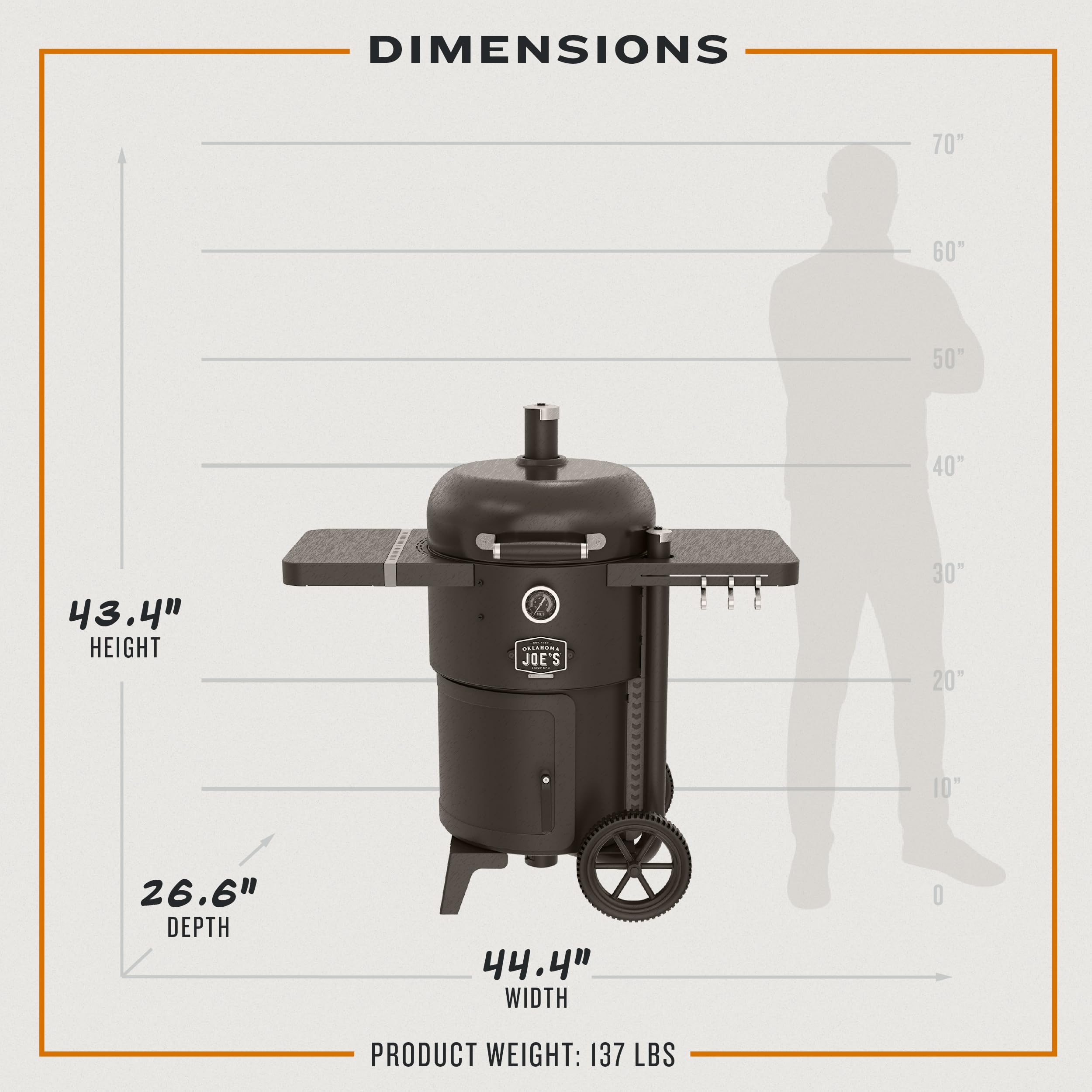 Bronco Oklahoma Joe's Drum Smoker & Grill - 25203120
