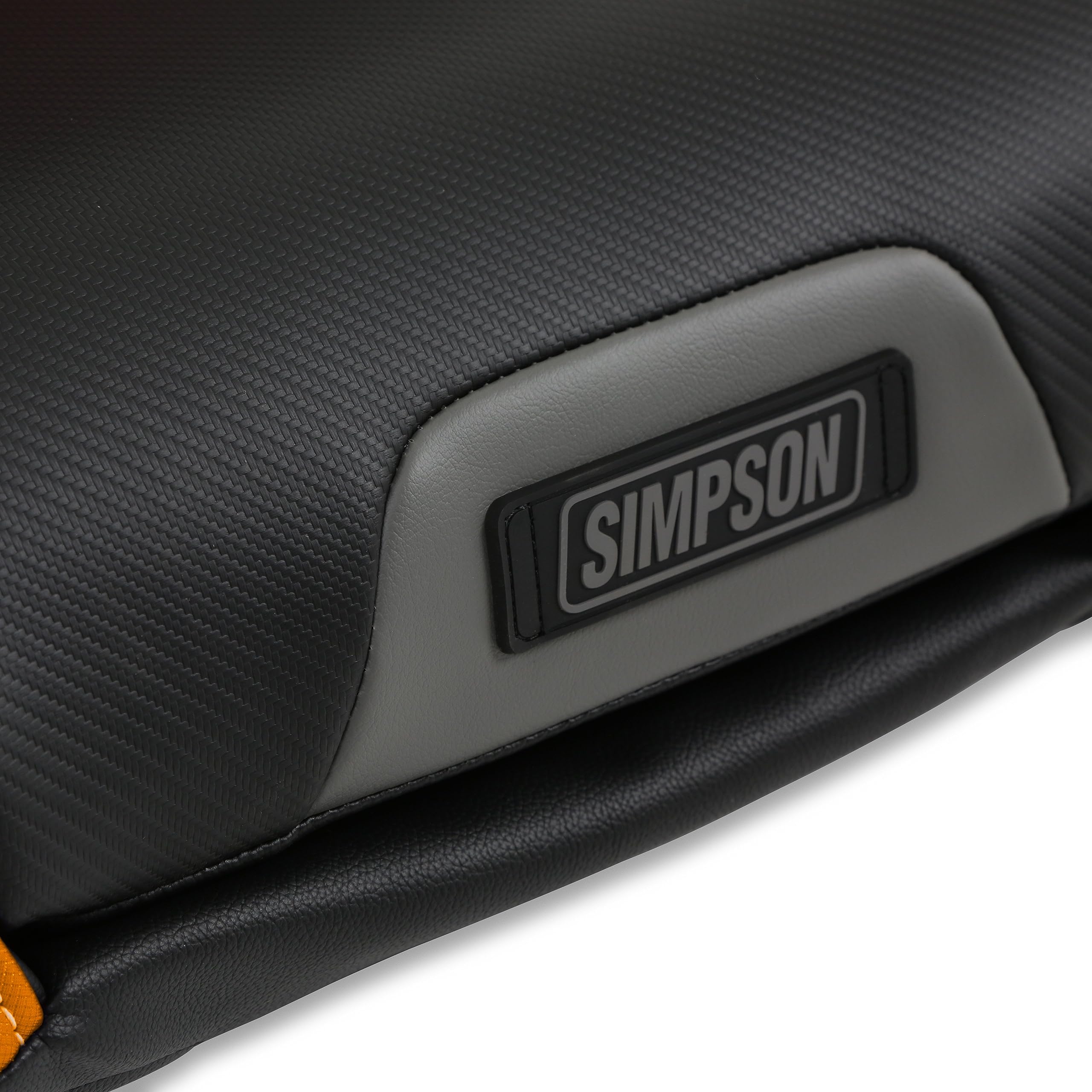 Simpson Racing Pro Sport 107-308 UTV Rear Black/Orange/Grey