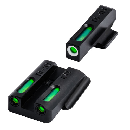Handgun Sight TRUGLO TFX | Durable Shock-Resistant Compact Brightly Glowing Tritium & Fiber-Optic Xtreme Day/Night Sight, Compatible with Ruger LC Handguns