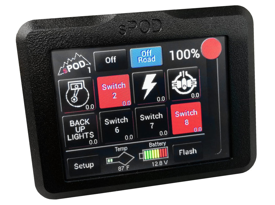 Add-On sPod Touchscreen for 8 Circuit Systems