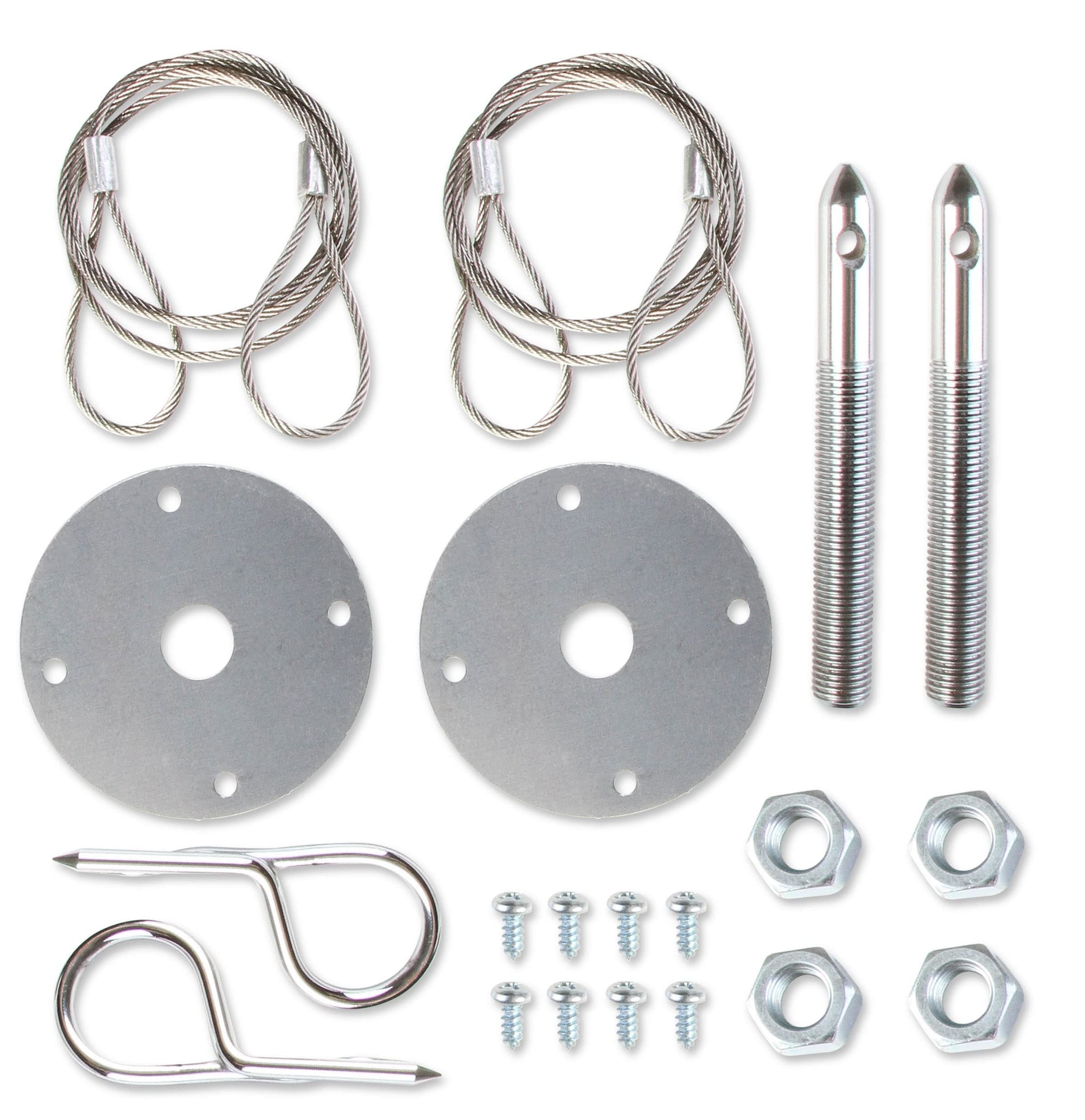 Hood Or Deck Pin Kit Mr. Gasket 1616 - Competition With Lanyards