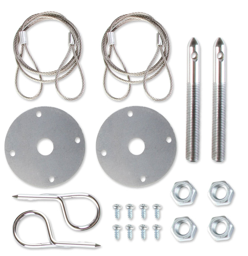 Hood Or Deck Pin Kit Mr. Gasket 1616 - Competition With Lanyards