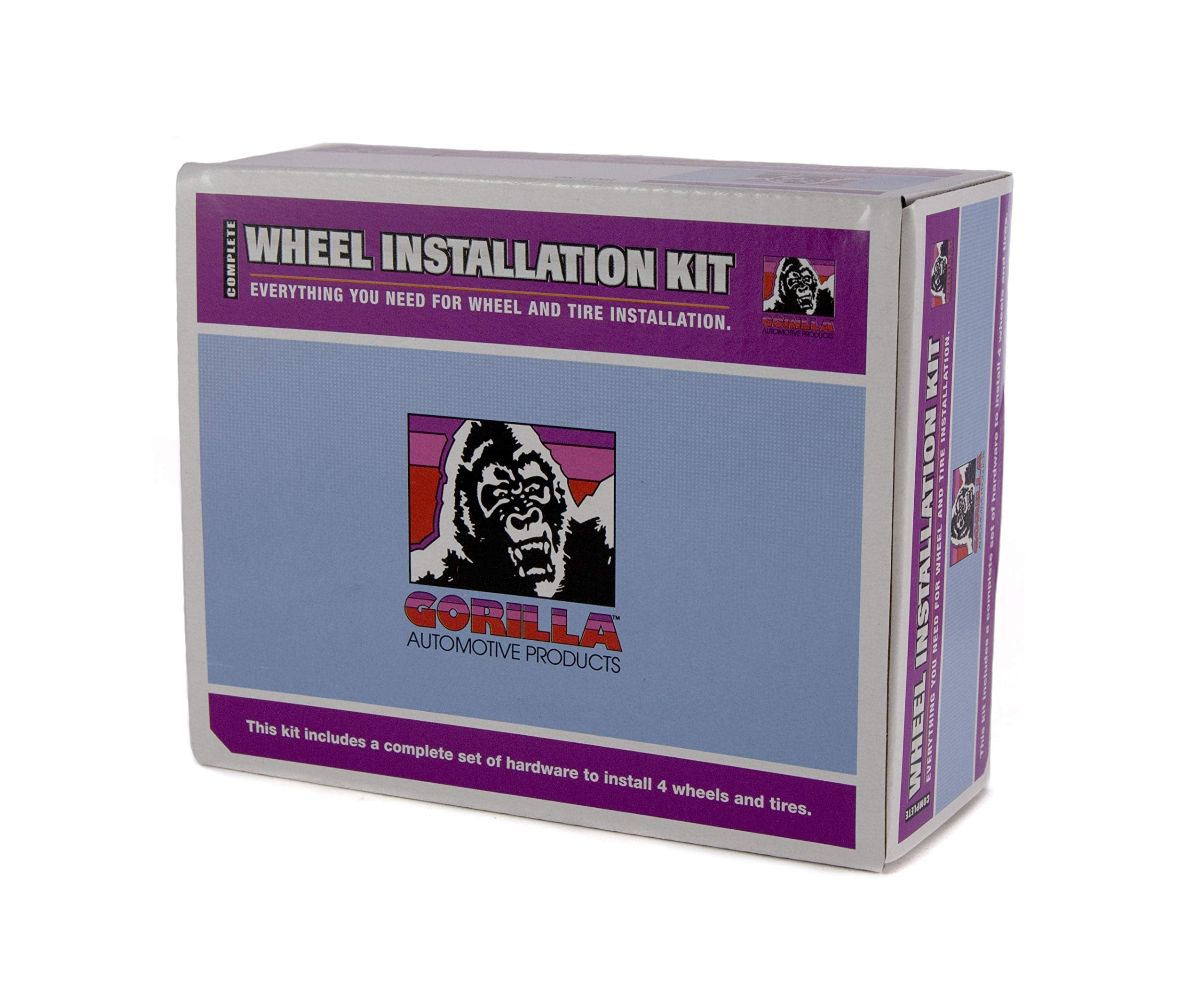 Small Diameter Gorilla Automotive 21933HT Wheel Installation Kits (12mm x 1.50 Thread Size) - For 5 Lug Wheels