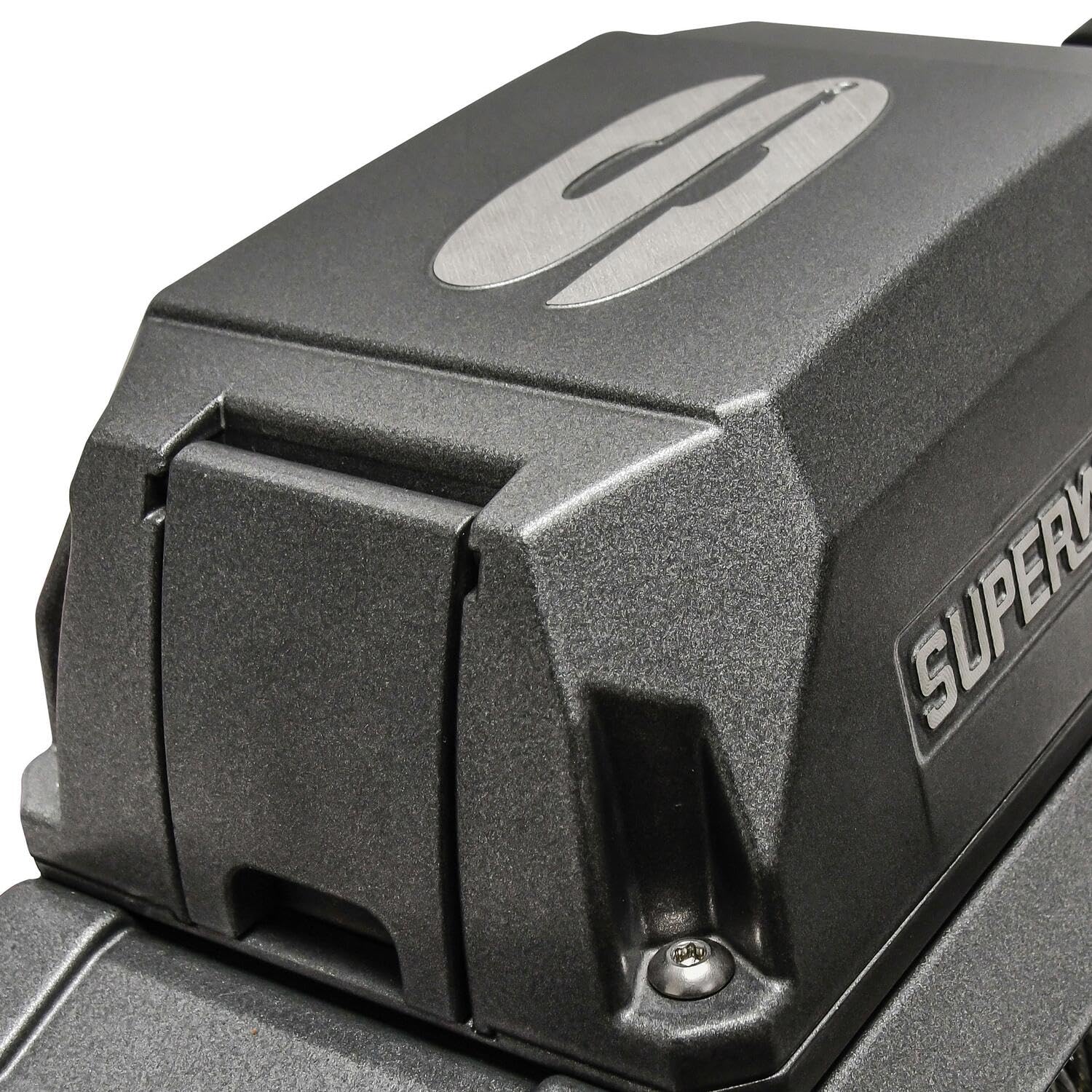 SX12SR Superwinch 1712201 12V DC Electric Waterproof Recovery Winch 12,000lb/5,443kg Single Line Pull with Hawse Fairlead 3/8in x 85ft Synthetic Rope Corded Handheld and Wireless Remote No-Bind Clutch