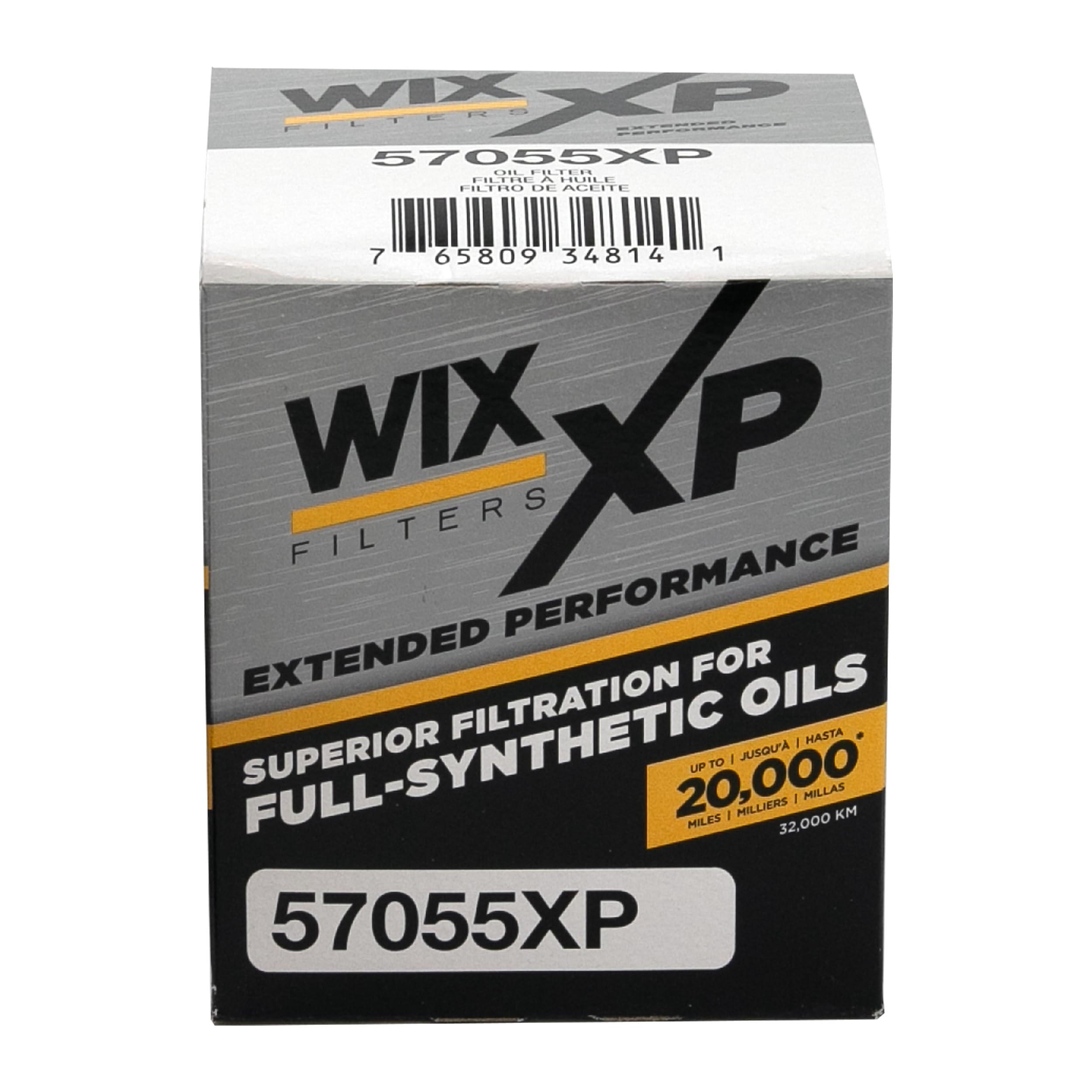WIX XP Oil Filter Replacement 57055XP, Built for Synthetic Oil - Compatible With Subaru (11-18)