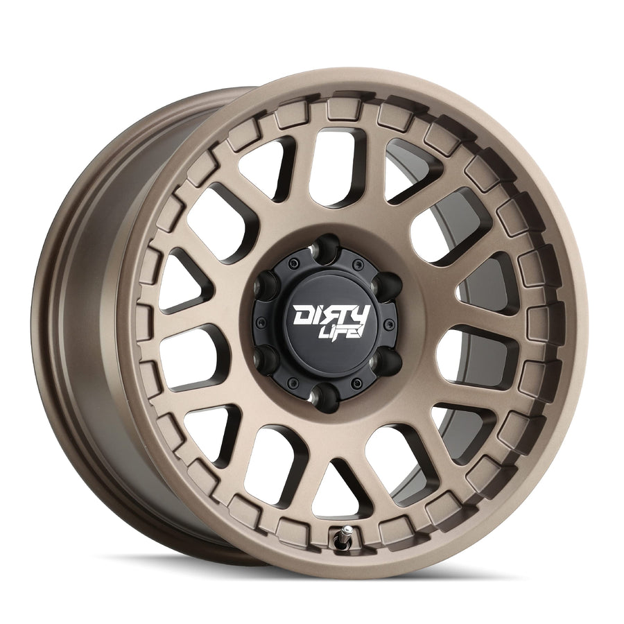 Dark Bronze Dirty Life MESA Wheel with Alloy Steel (17 x 9. inches /6 x 87 mm, -12 mm Offset)