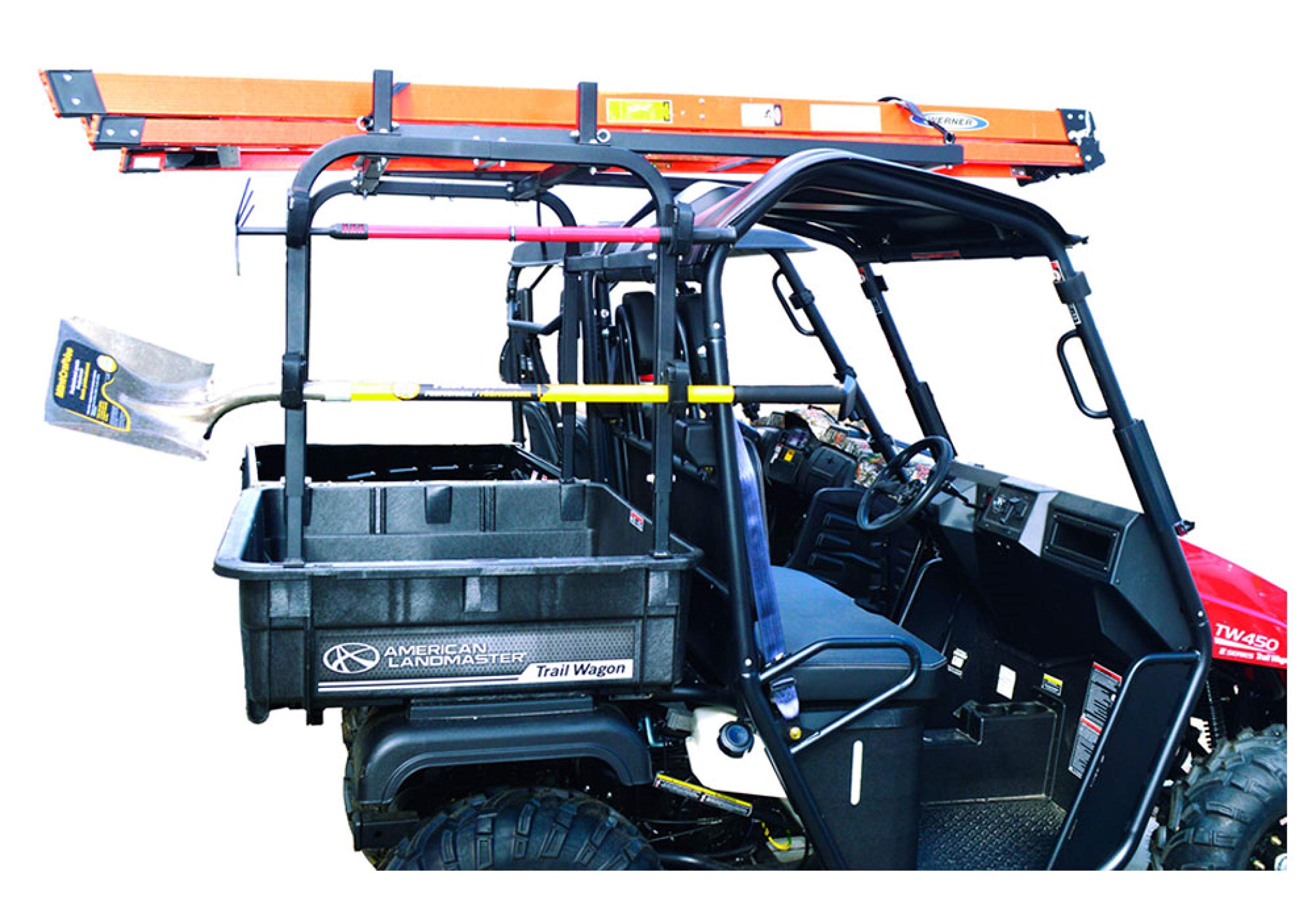 Implement Holders Kit Great Day - Intended for Tractor Tool Tray or UTV Multi-Fit Rear Utility Rack, TTIH402, Black