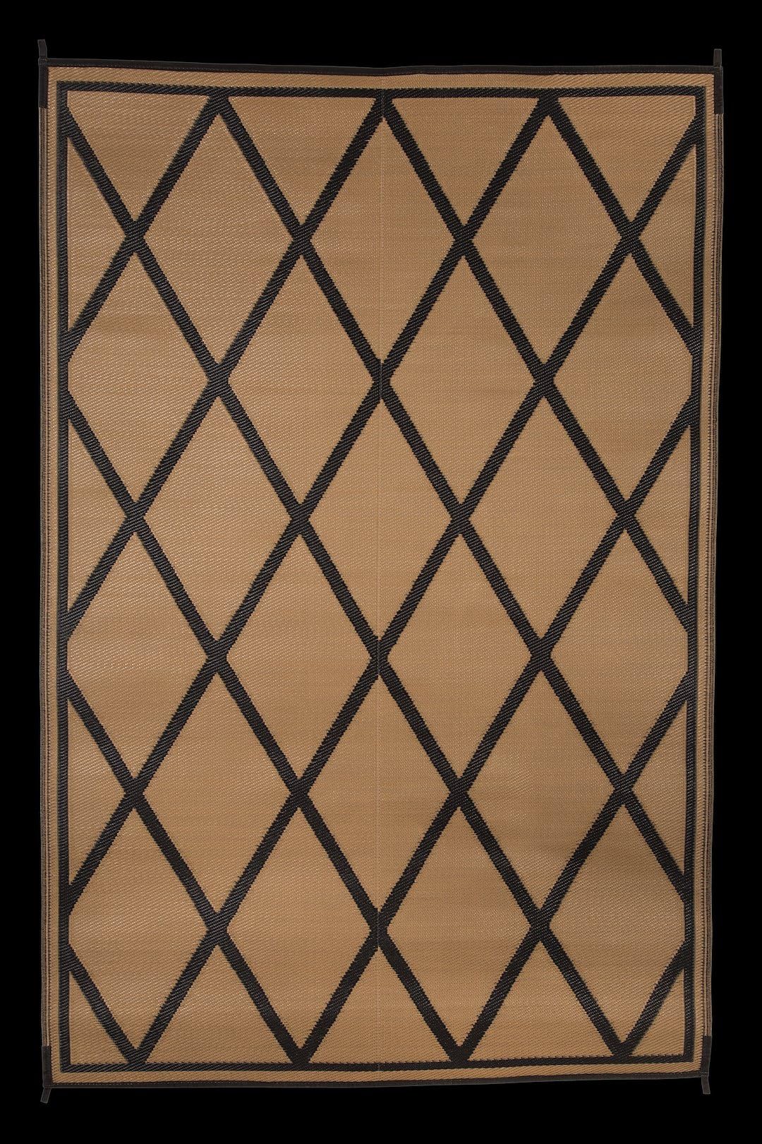 Diamond Faulkner 68900 Mat 8x20 Black/beige