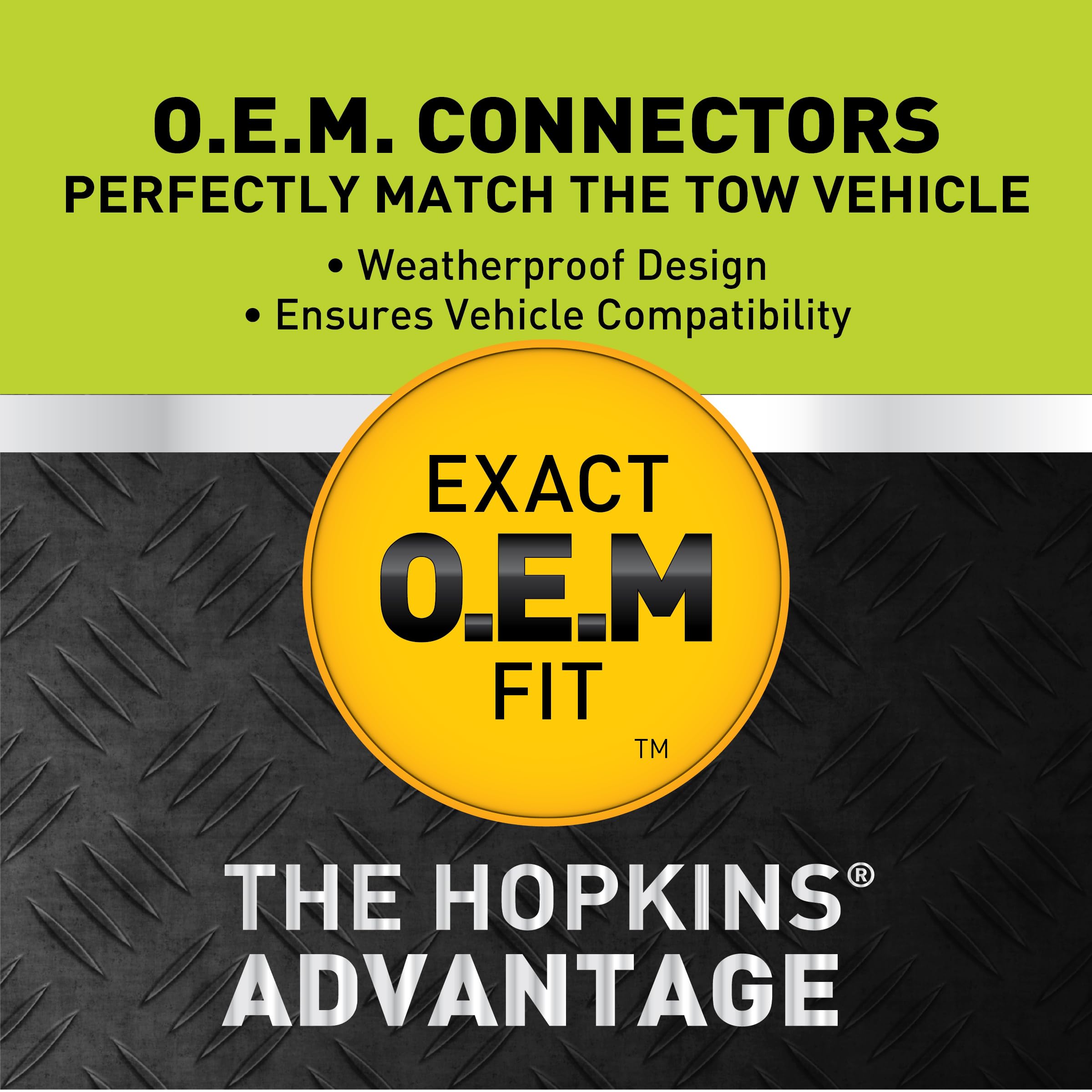 Dodge Hopkins Towing Solutions 42137 Endurance 5th Wheel Wiring Kit, Gray