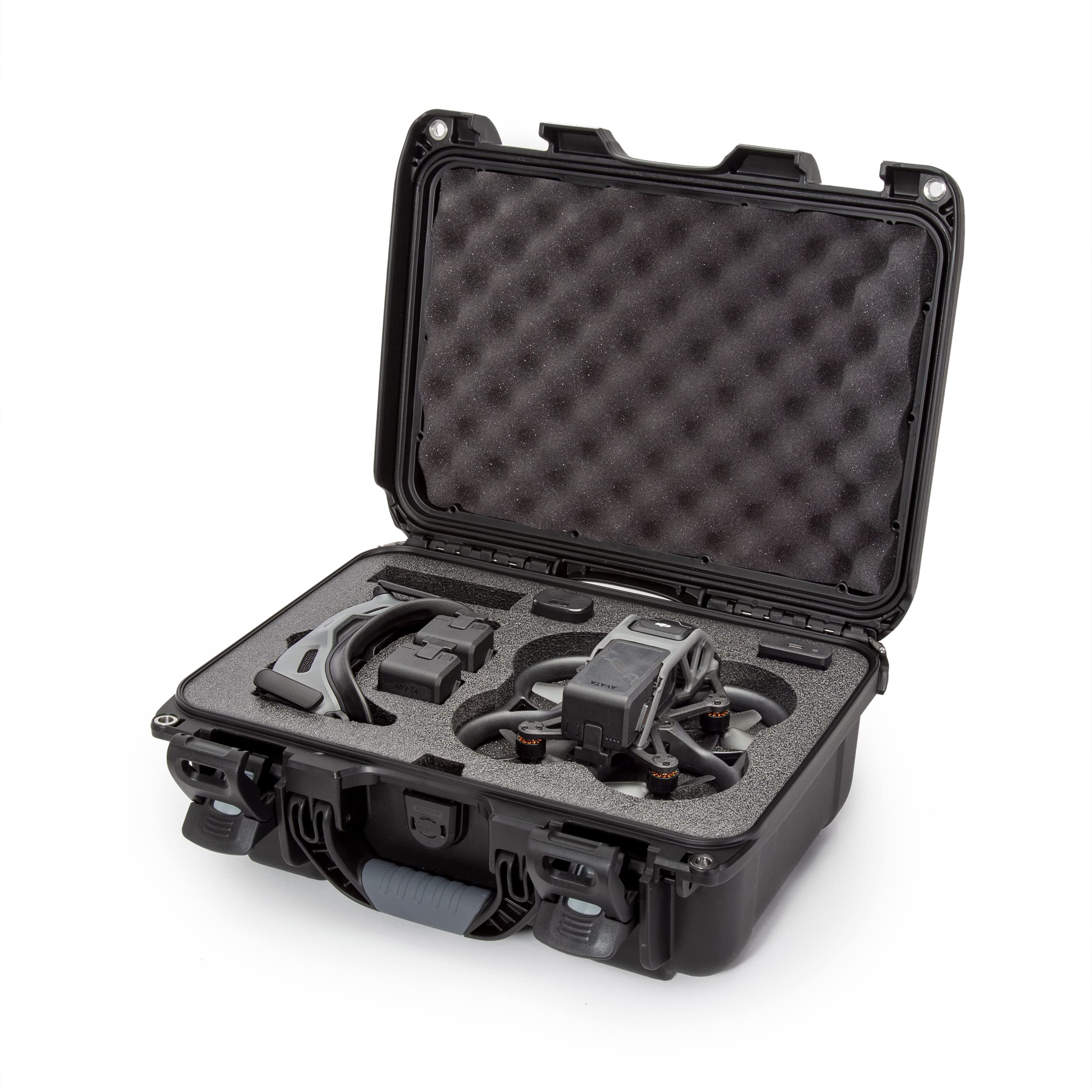 Waterproof Nanuk 915 Hard Case with Foam Insert for DJI Avata FPV Unit, Goggles and Controller - Black (915S-080BK-0A0-C0778)