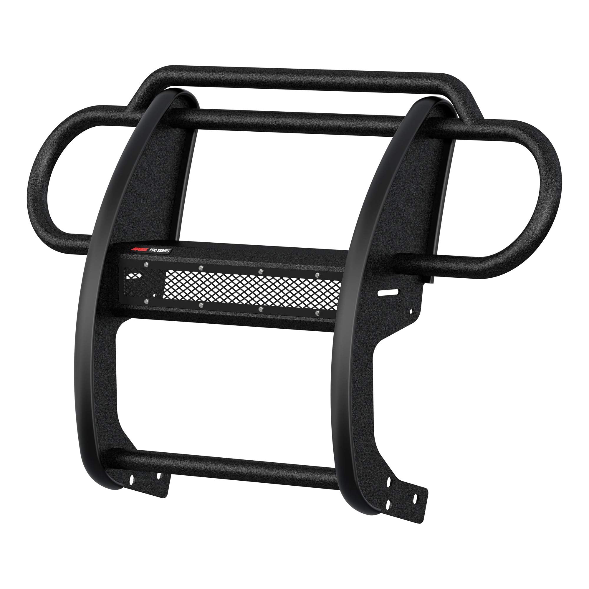 Pro Series ARIES Black Steel Grille Guard, No-Drill, Select Jeep Wrangler JL, Gladiator