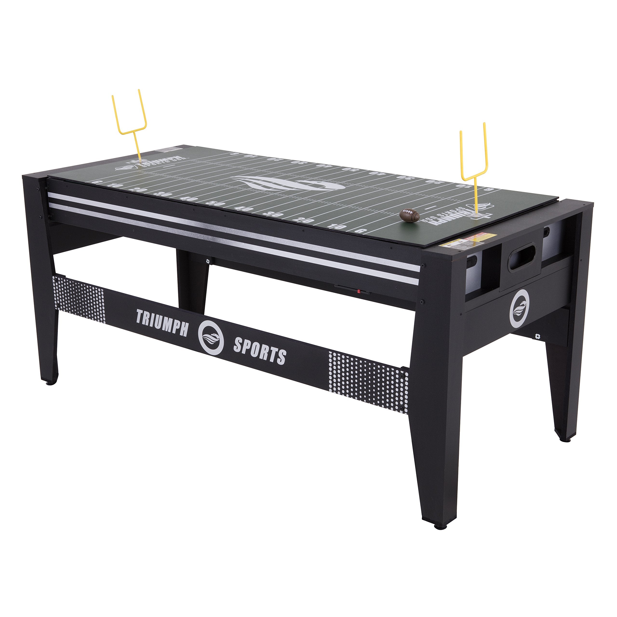 4-in-1 Triumph USA Swivel Table, 72", Black