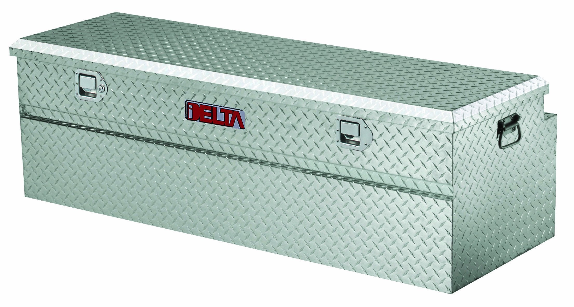 Delta 220 Series 57" Long Bright Aluminum Portable Truck Utility Chest 222000
