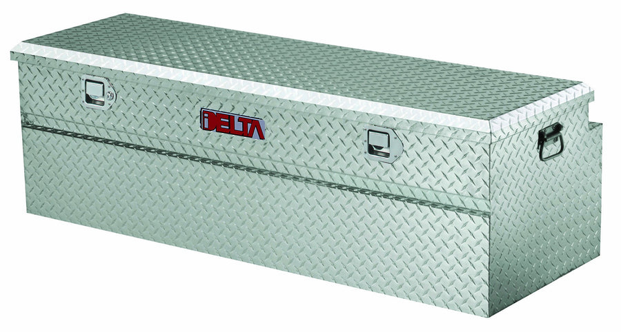 Delta 220 Series 57" Long Bright Aluminum Portable Truck Utility Chest 222000