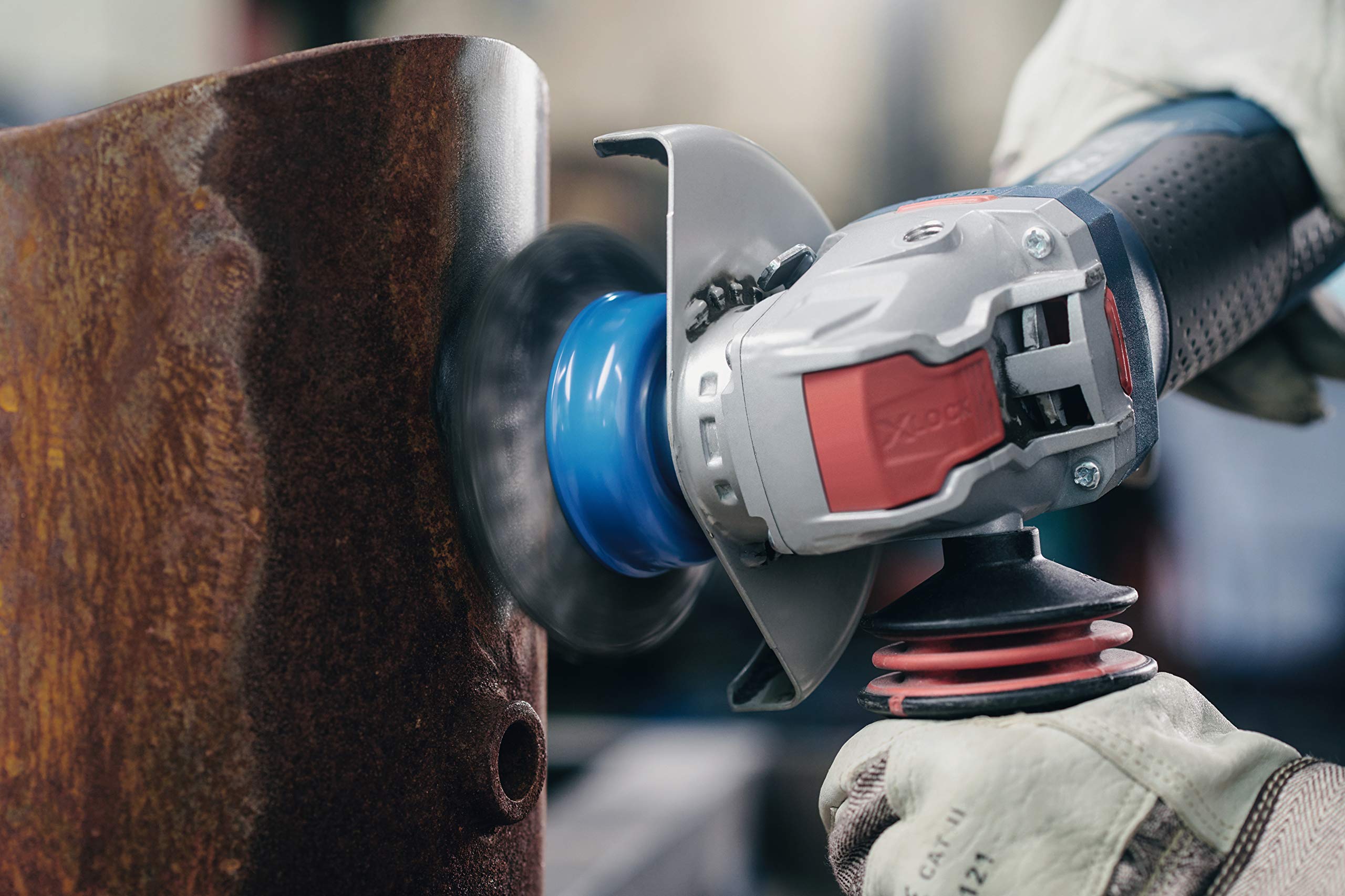 Bosch 4-1/2 In. GWX10-45DE X-LOCK Ergonomic Angle Grinder with No Lock-On Paddle Switch