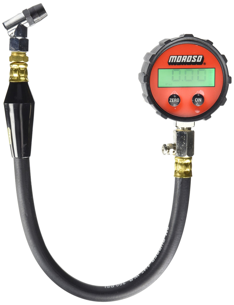 Digital Backlit MOROSO Tire Pressure Gauge, 0-60 PSI