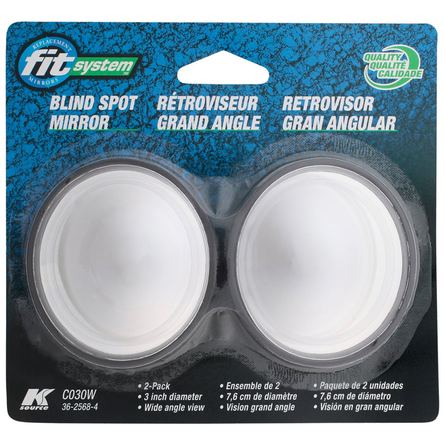 3" Round K Source Fit System Spot Mirror (2pcs)