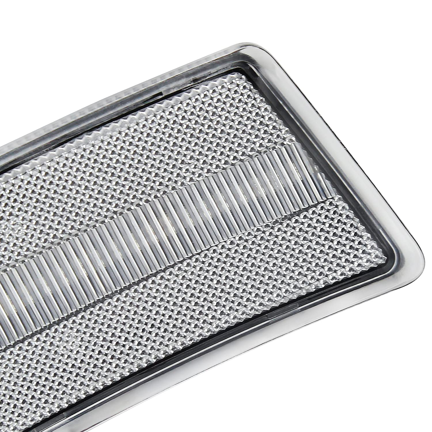 2PC LED Side Marker Lights 2019-2021 Ford Ranger (Chrome Housing/Clear Lens)