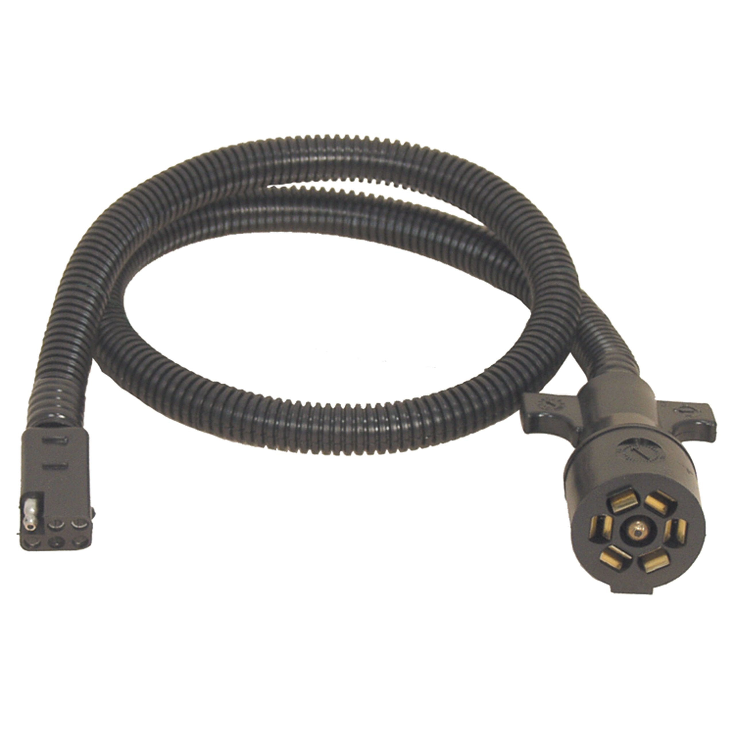 Jayco 7-6 Way Pigtail RV Pigtails 40015 - Black, 36"