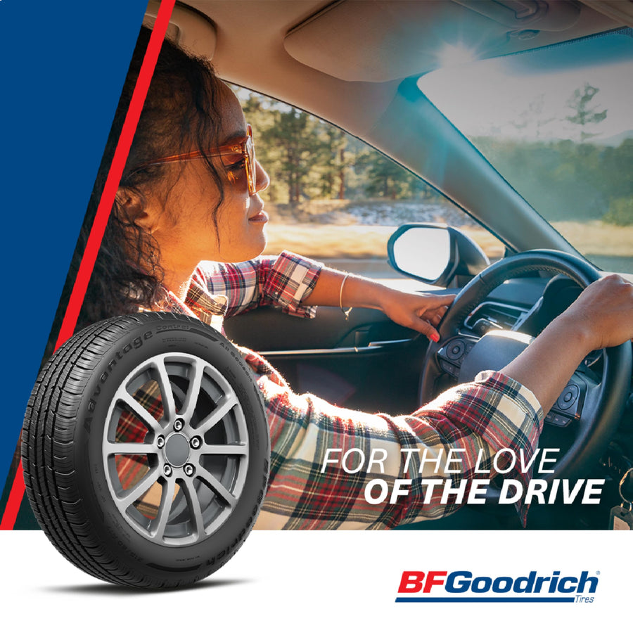 Advantage Control BFGoodrich All-Season Tire for Cars and Crossovers, 225/55R17 97V