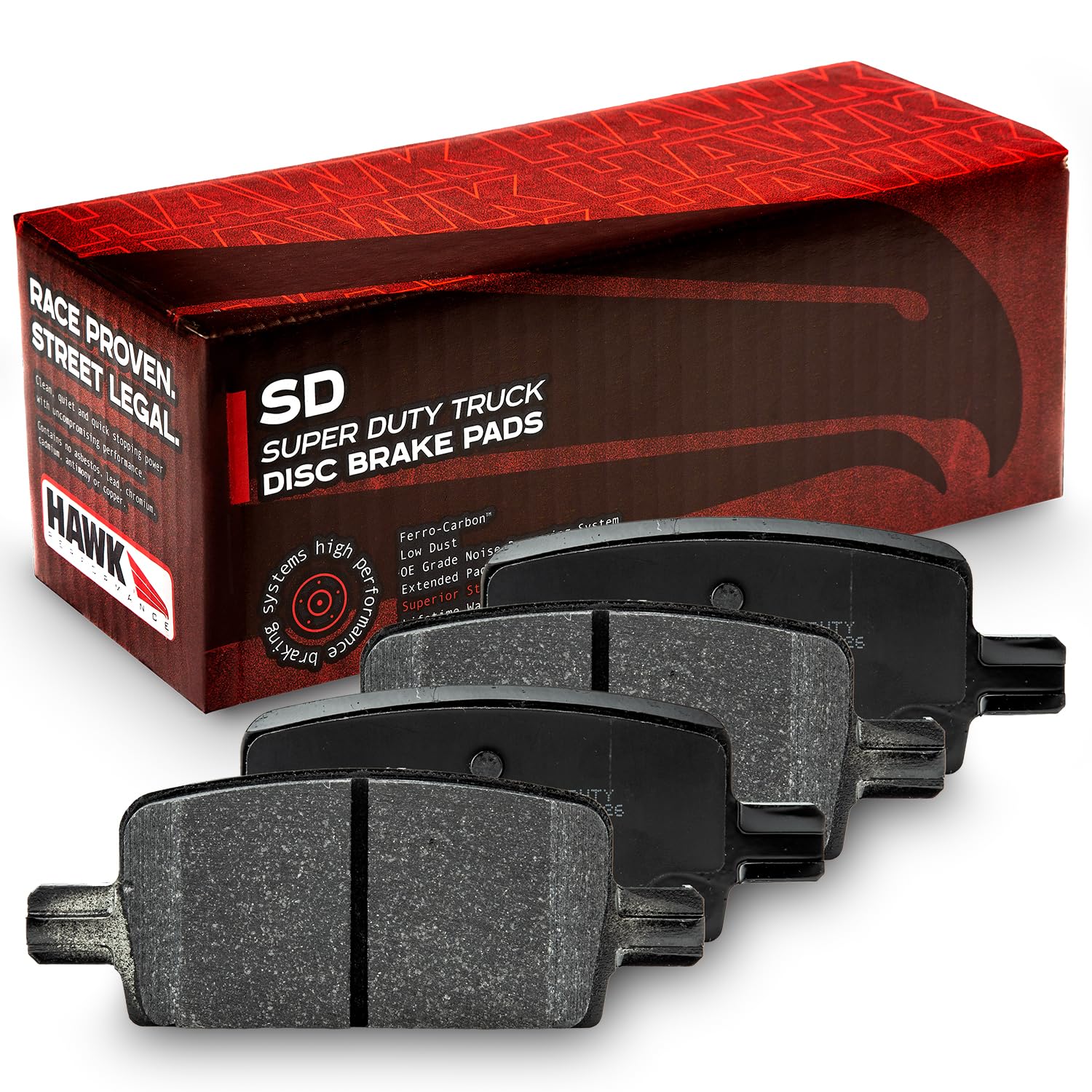 Super Duty Hawk Performance HB921P.670 Brake Pads Street
