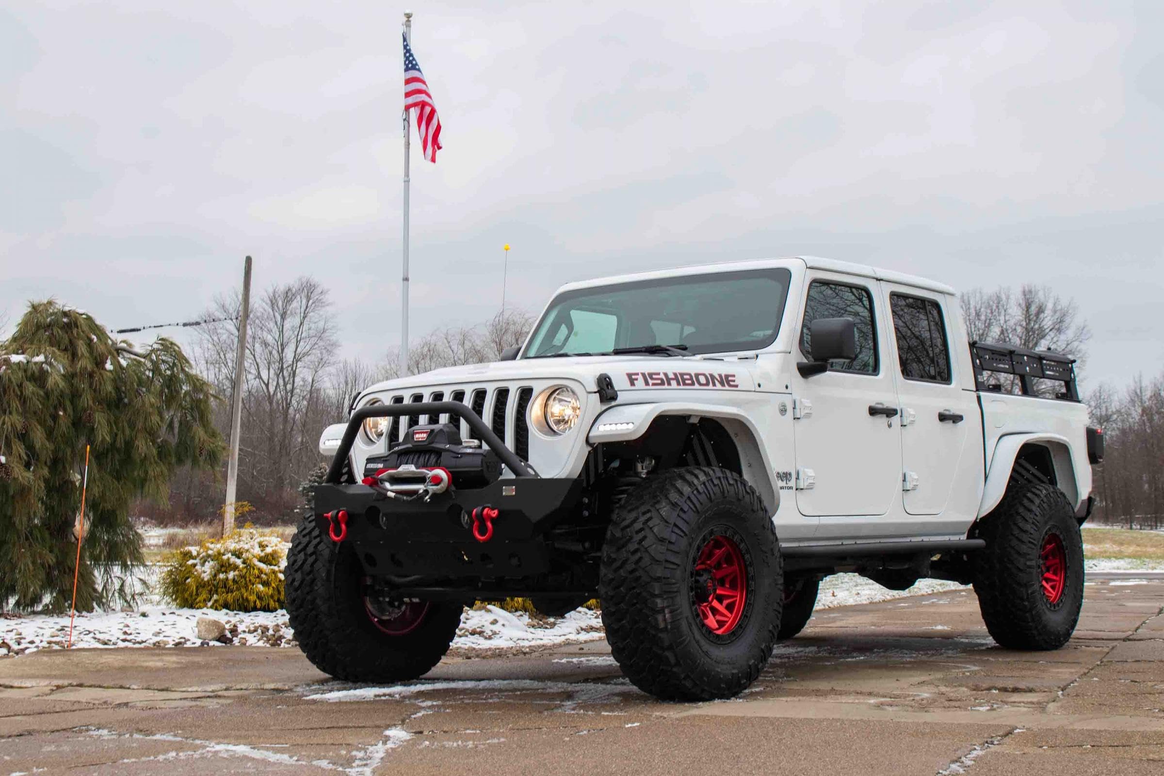 Fishbone FB23143 Offroad 2020+ fits Jeep™ Gladiator JT Step Sliders