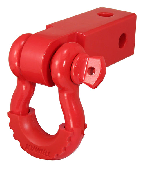 D-Ring Trimax TDRRHR Receiver Hitch (Red)