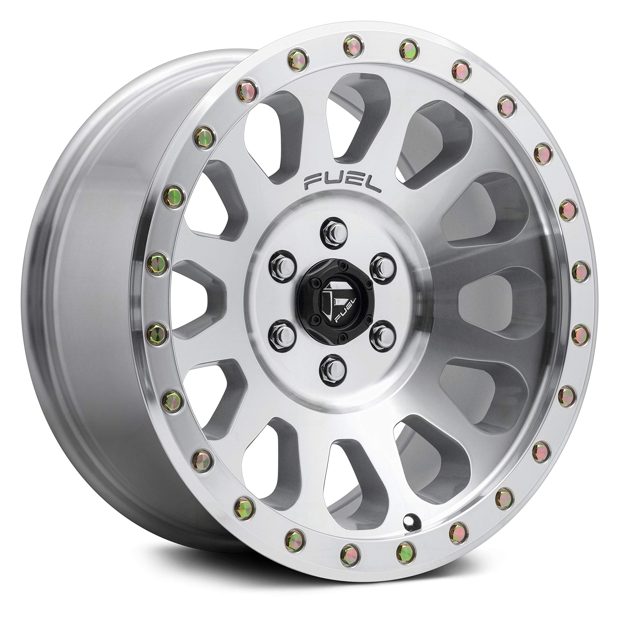 Off-Road FUEL Vector D647 Wheel, 17x9 with 5 on 5 Bolt Pattern - Machined - D64717907345