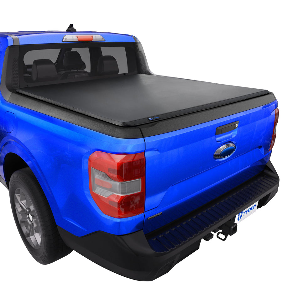 Tyger Auto T3 Soft Tri-fold Tonneau Cover Truck Bed Compatible with 2022-2026 Ford Maverick (Not Fit Models with Utility Track System) | 4.5' (54") Bed | TG-BC3F1061