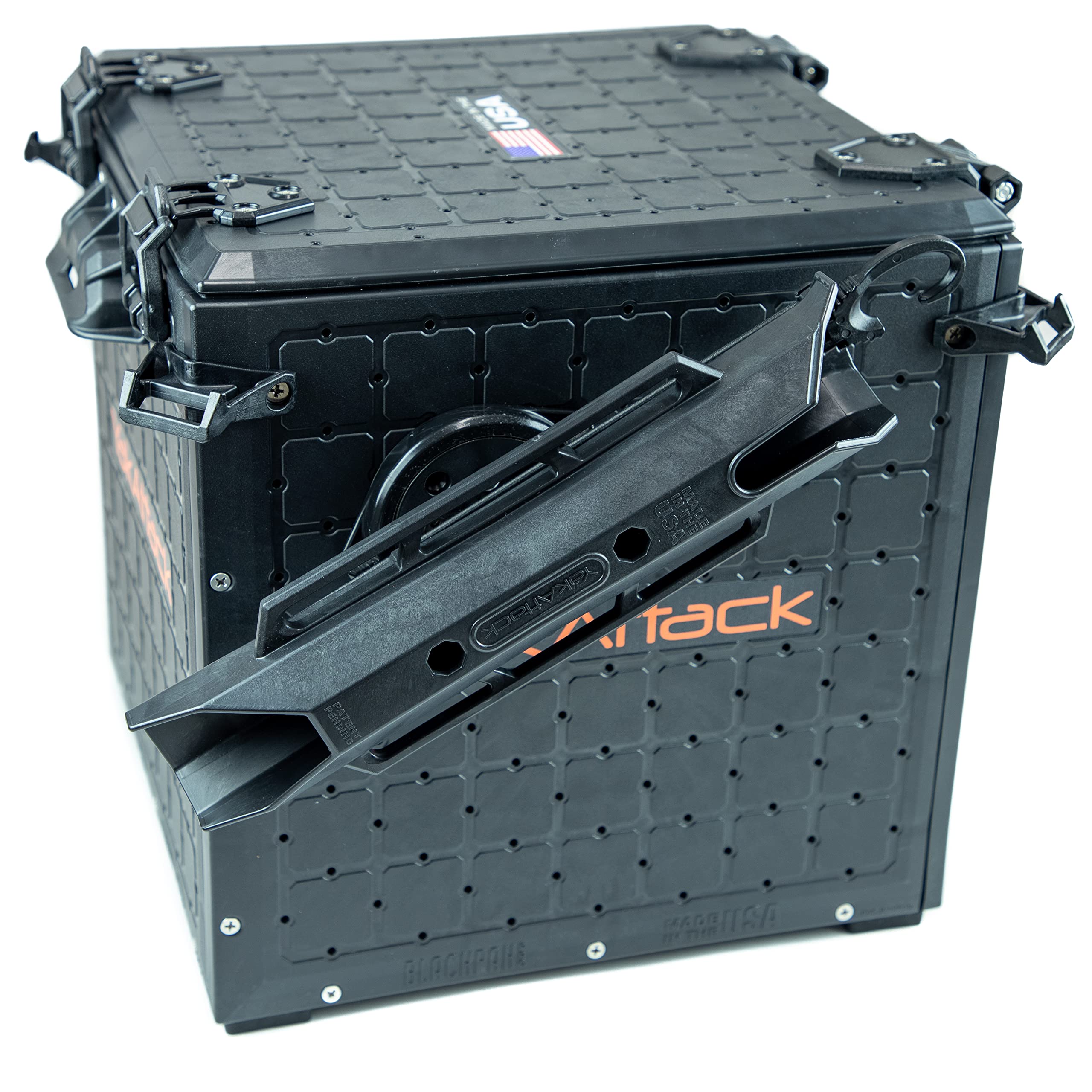 TetherTube Turret YakAttack | Adjustable Rod Tube Mount for BlackPak Pro | 30° Increments with 12 Positions | Includes Stainless Hardware | Made in USA