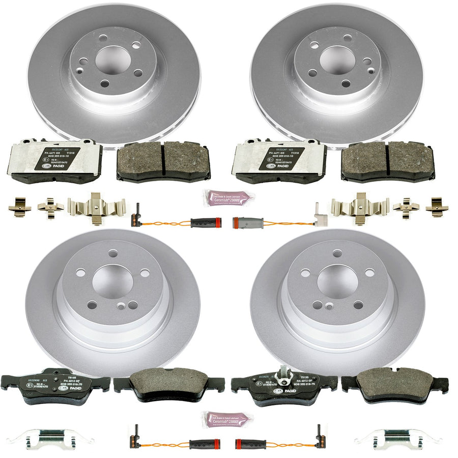 Euro-Stop Brake Kit Power Stop ESK4513 For Mercedes-Benz E500 Front and Rear 2004-2006 [Model Specific]
