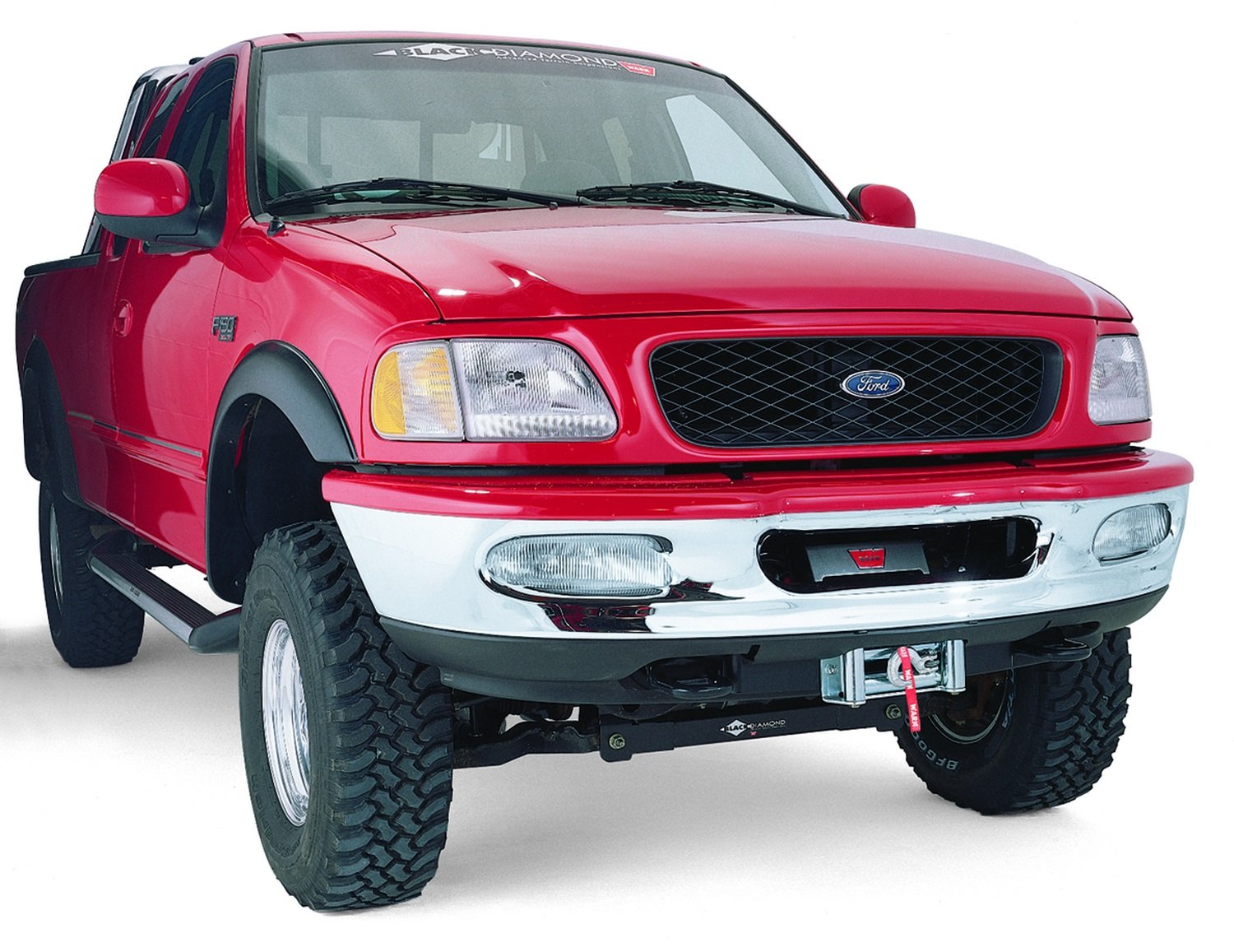 Semi-Hidden WARN 34701 Fixed Winch Mount, Fits: Ford Expedition and F-Series (1997-2004)