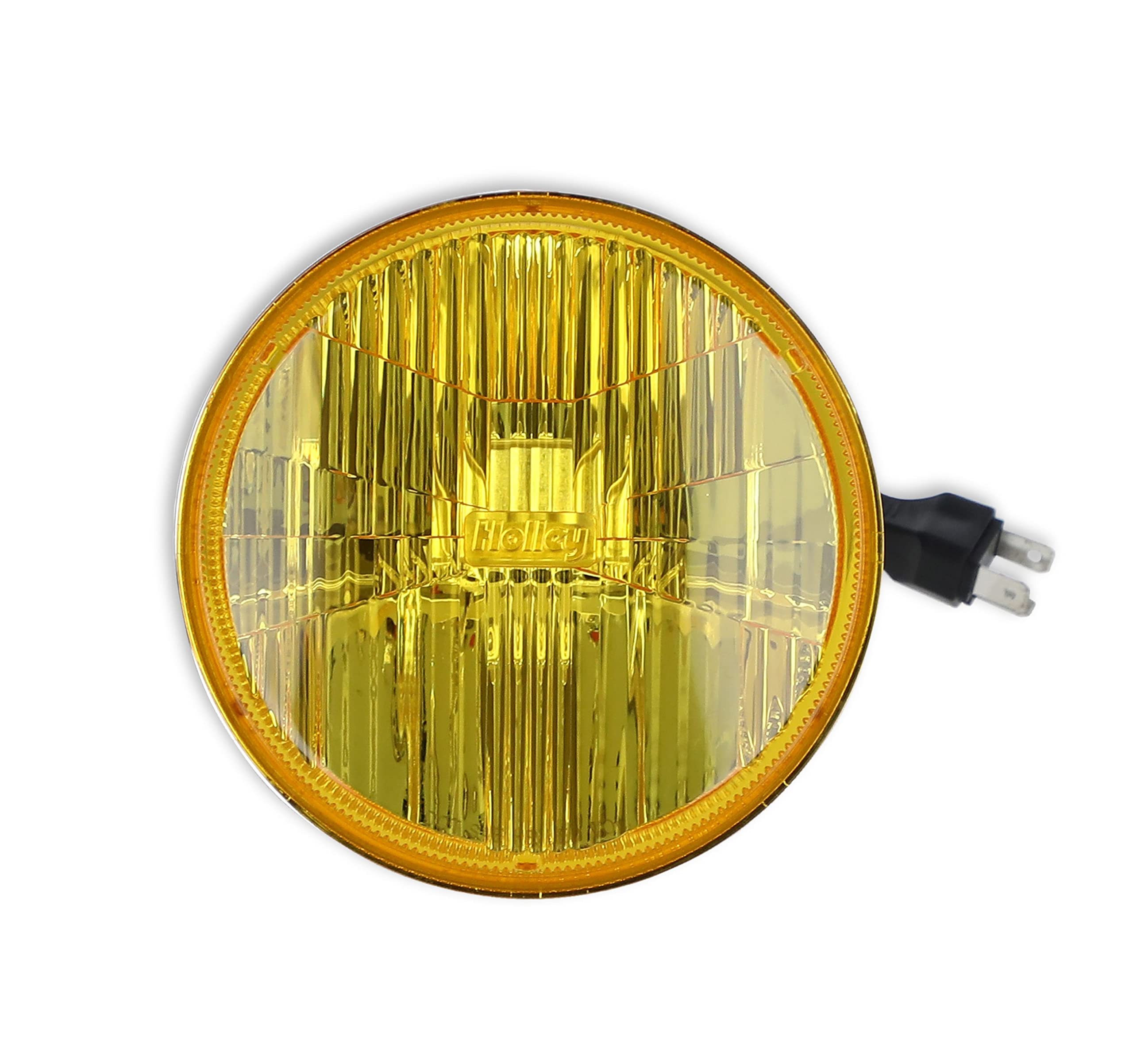 Yellow Lens Holley RetroBright LED Headlight (Utilizes 5700K Bulb)
