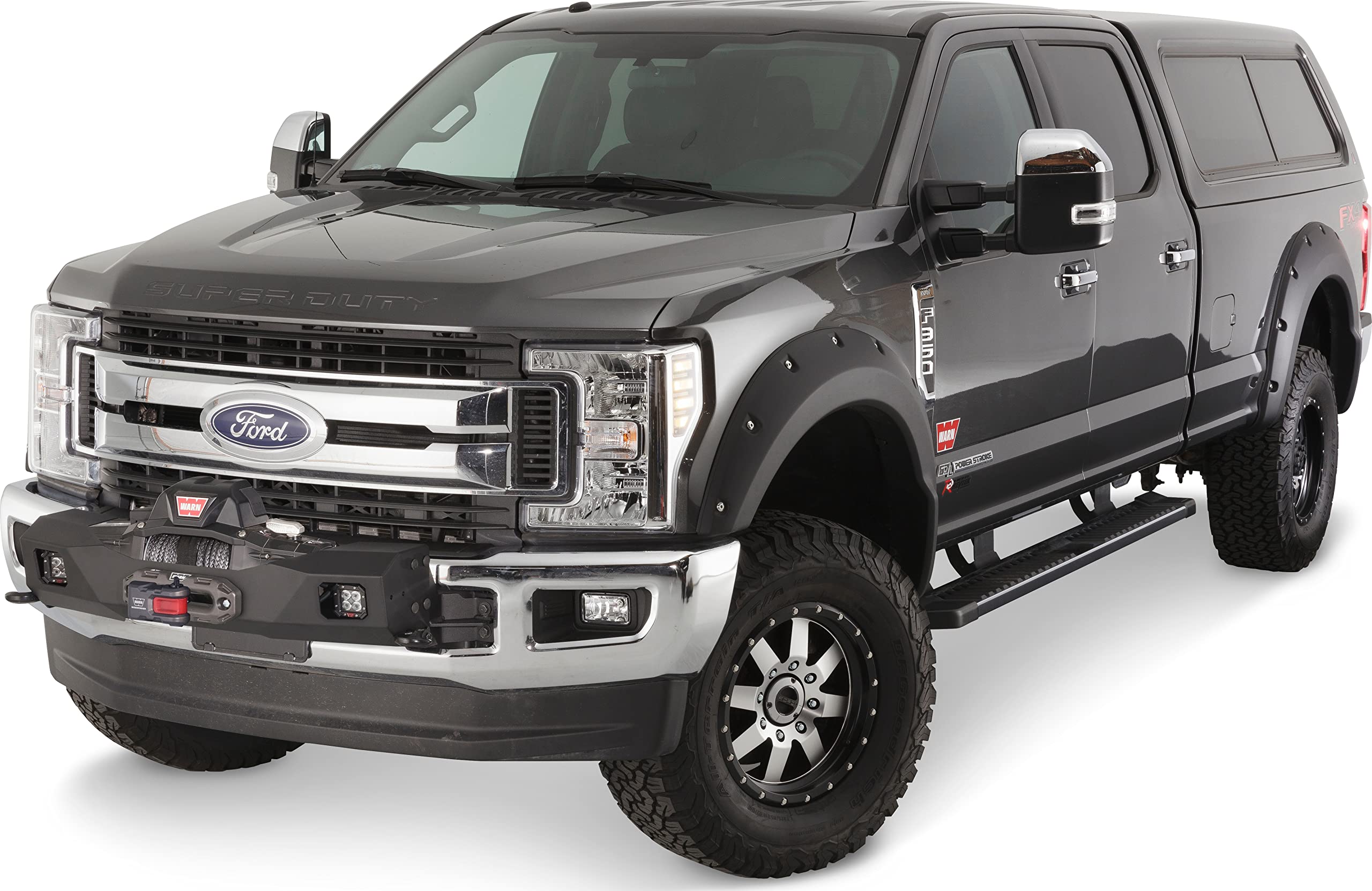 Trans4mer Gen III WARN Winch Mounting Bracket Kit for Large and Mid-Frame Winches, Fits: Ford SD F-250/F-350/F-450/F-550 (2017-2022)