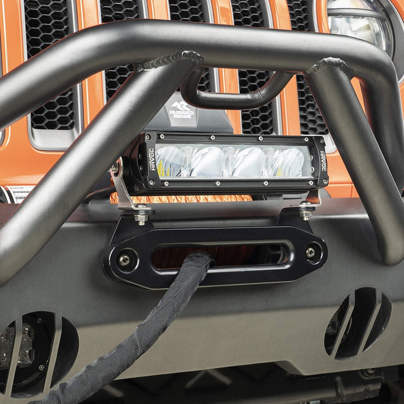 Hawse Fairlead Light Mount Bracket Rugged Ridge 11238.04