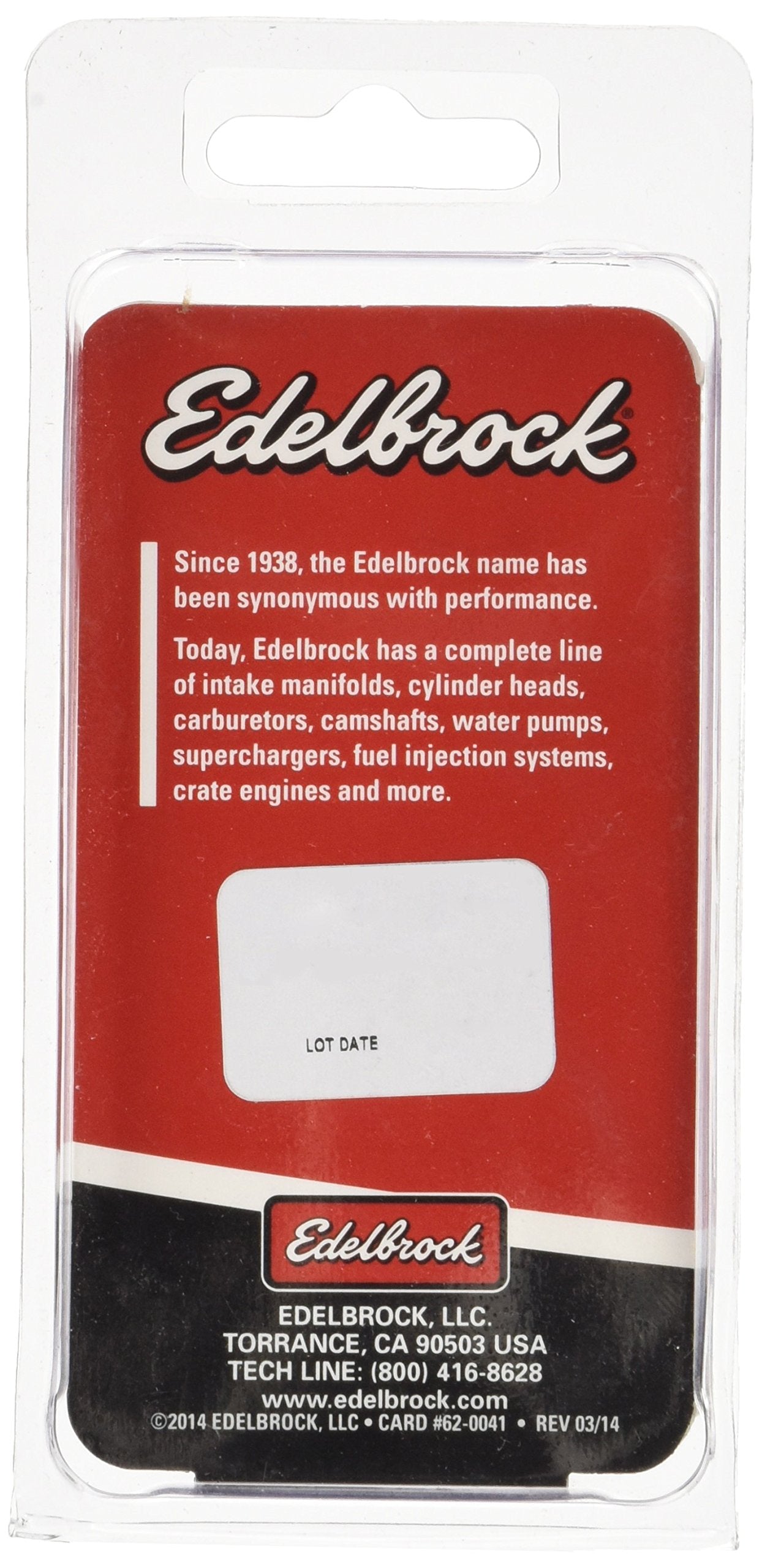 Edelbrock Performer Series Intake Manifold Bolt Kit LS/LS2 Chevy For Use w/PN[7118/2908/28097/7518/7139/7140]