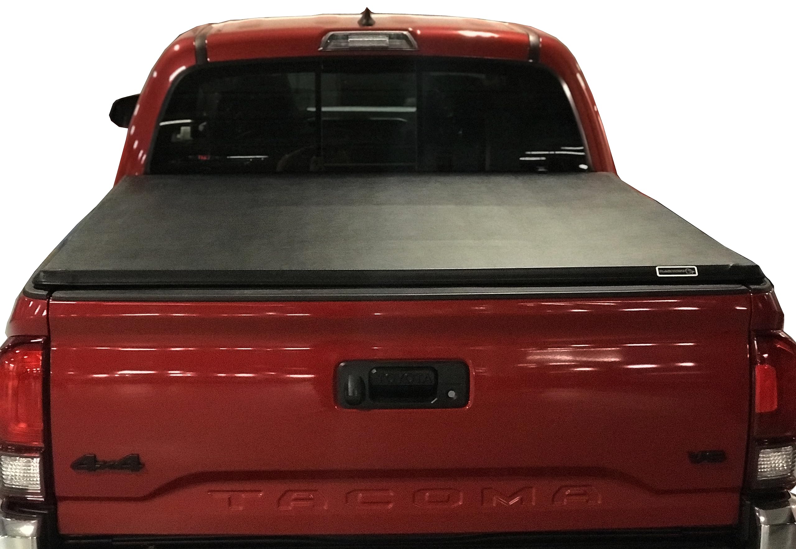Premier Black Horse Soft Trifold Truck Bed Tonneau Cover Compatible with 2005-2015 Toyota Tacoma 6ft Bed-PRS-TO16
