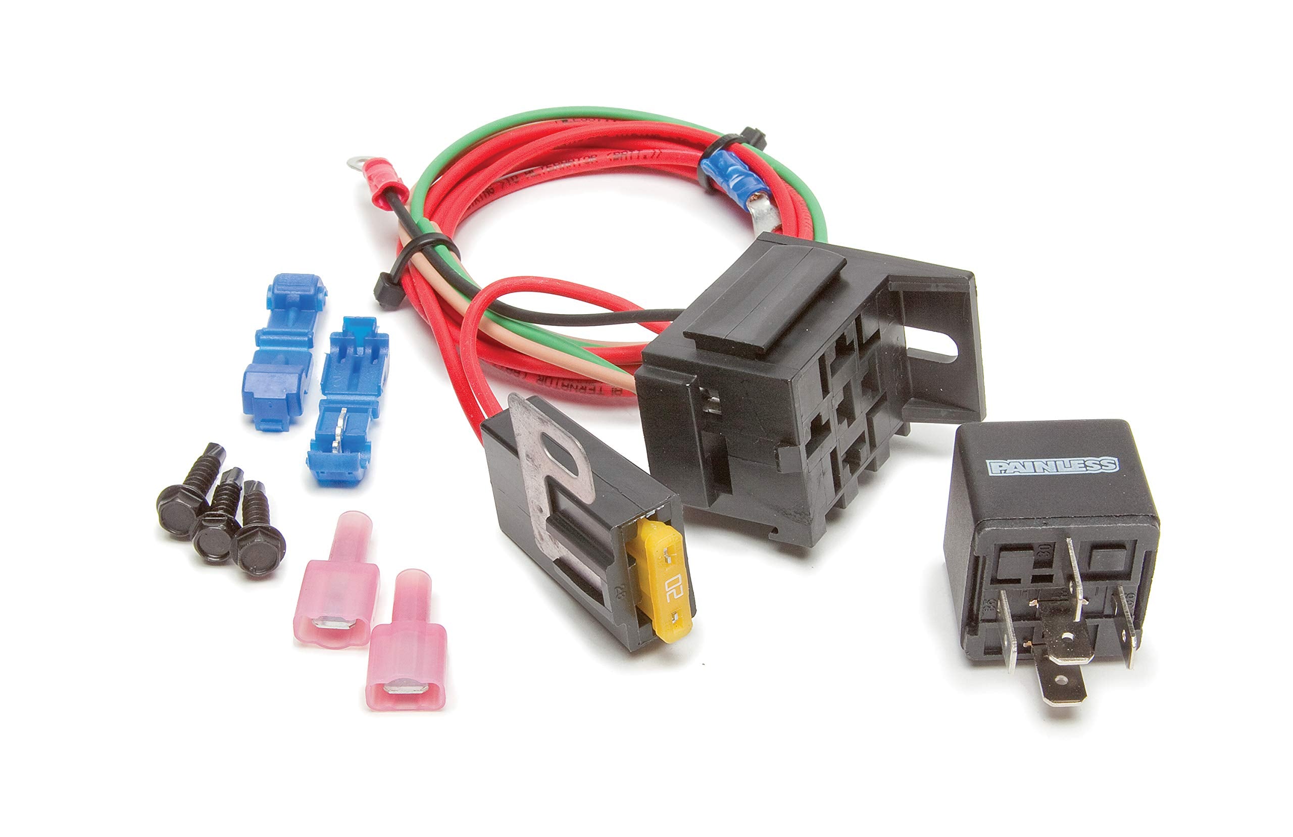 30802 Painless Performance High Beam Headlight Relay Kit for 1988-1998 GM full-size trucks & SUVs