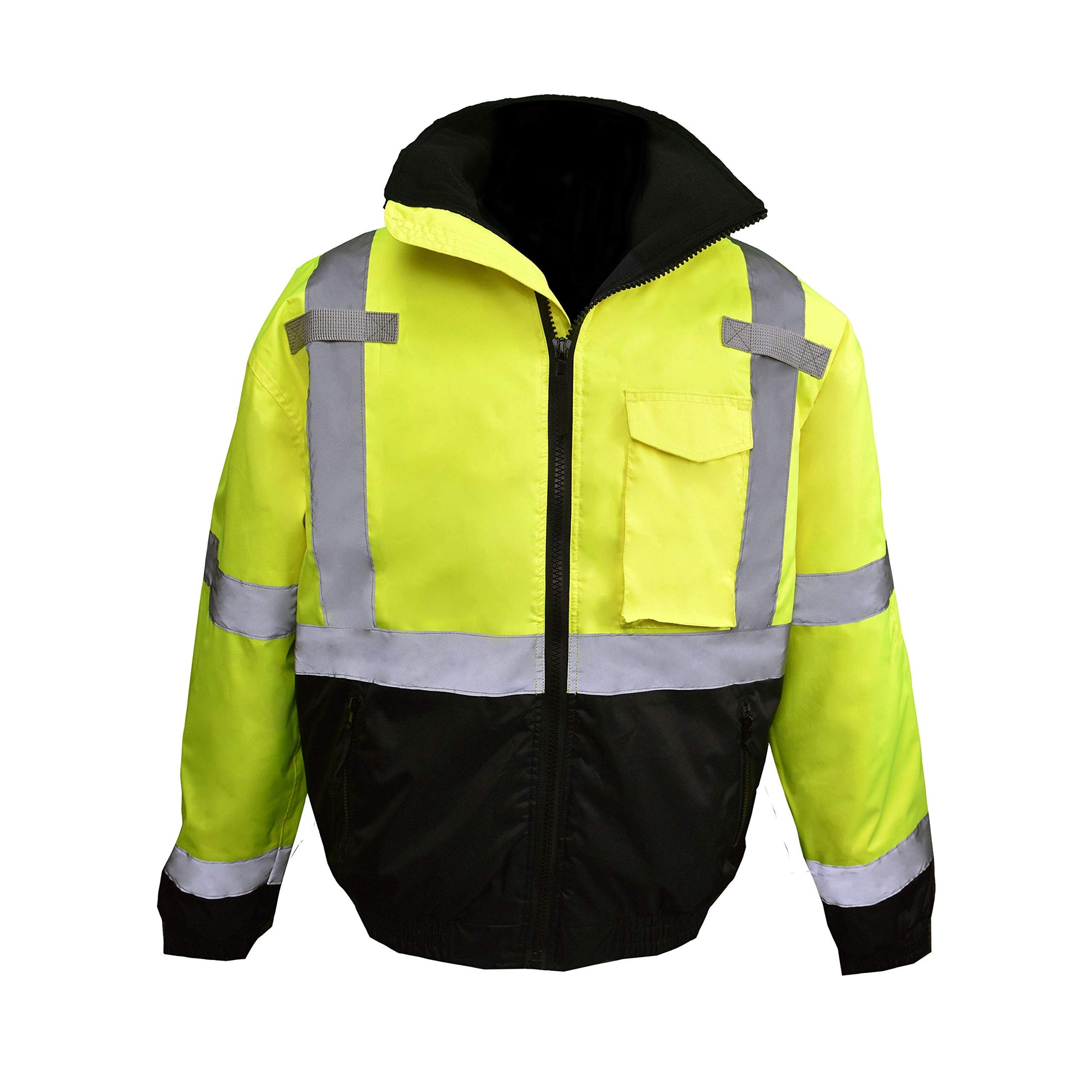 High Visibility Class3 Bomber Jacket with Built-in Liner
