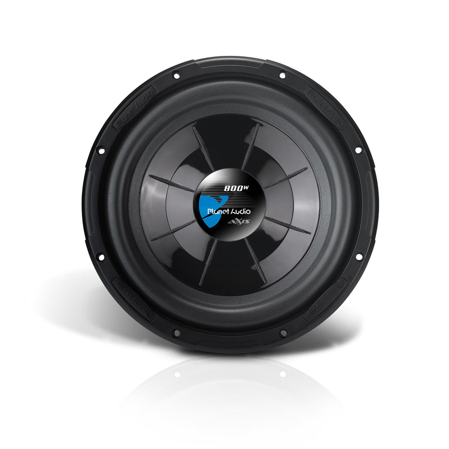 Axis Series Planet Audio PX10 10 Inch Car Subwoofer - 800 Watts Max, Single 4 Ohm Voice Coil, Sold Individually, Hook Up to Amp