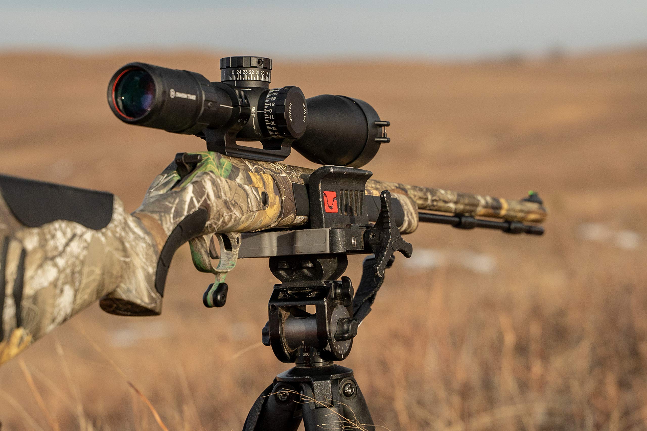 DeathGrip BOG UltraLite with Arca-Swiss and Switcheroo Capability, Lightweight Construction, Shooting Rest Head, and Universal Gun Clamp for Hunting, Shooting, Target Practice, and Outdoors