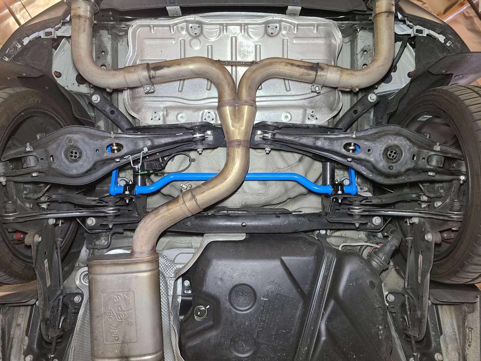 aFe Power Front and Rear CONTROL Sway Bar Set Blue Fit Volkswagen GTI (MKVII) 15-21 L4-2.0L (t) 440-611001-L