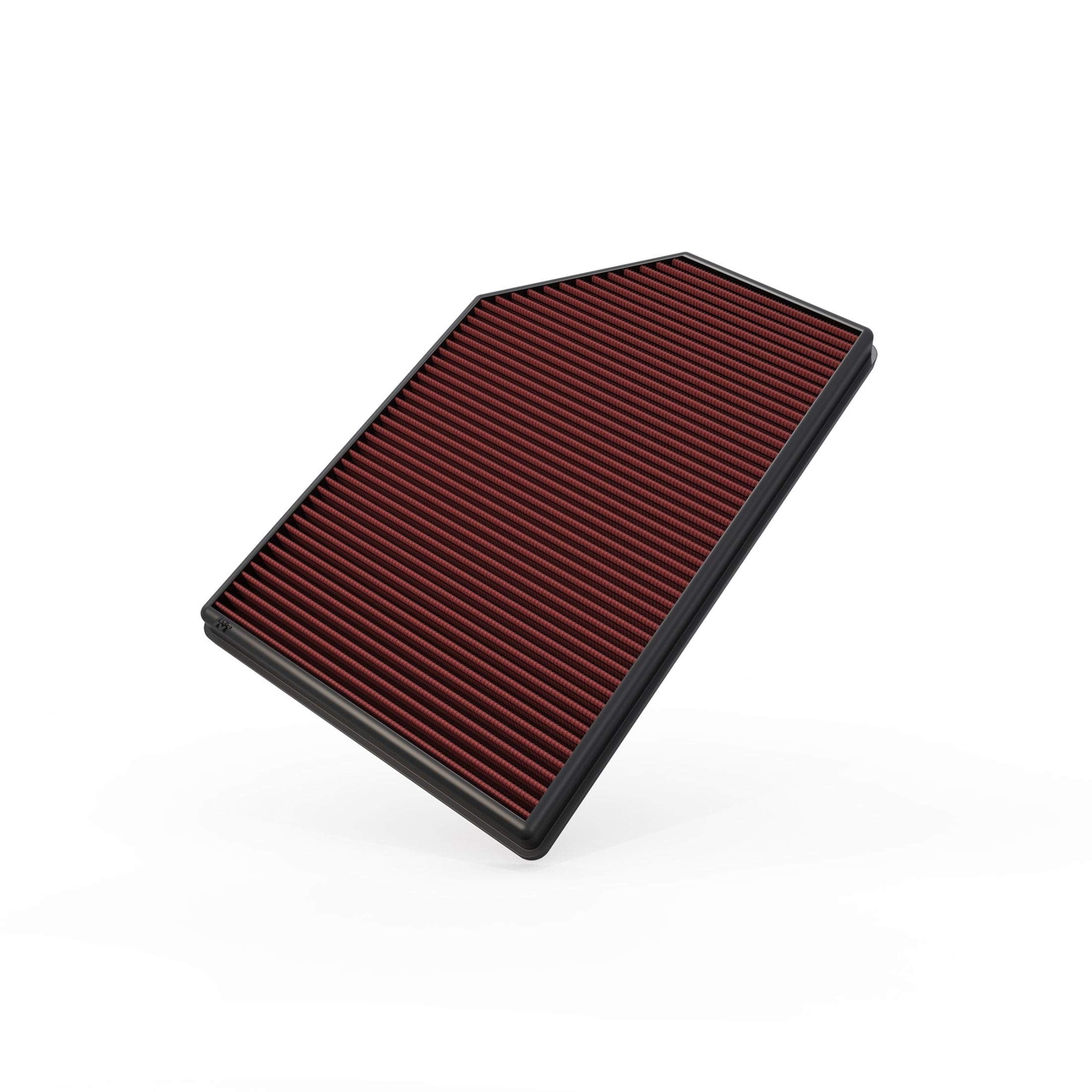 K&N Engine Air Filter: Replacement Car Air Filter, Reusable, Clean Every 75,000 Miles, Washable, Premium: Compatible with 2005-2018 Volvo (S60, Cross Country, II, V60, Hybrid, XC60, S80, XC70),33-2388