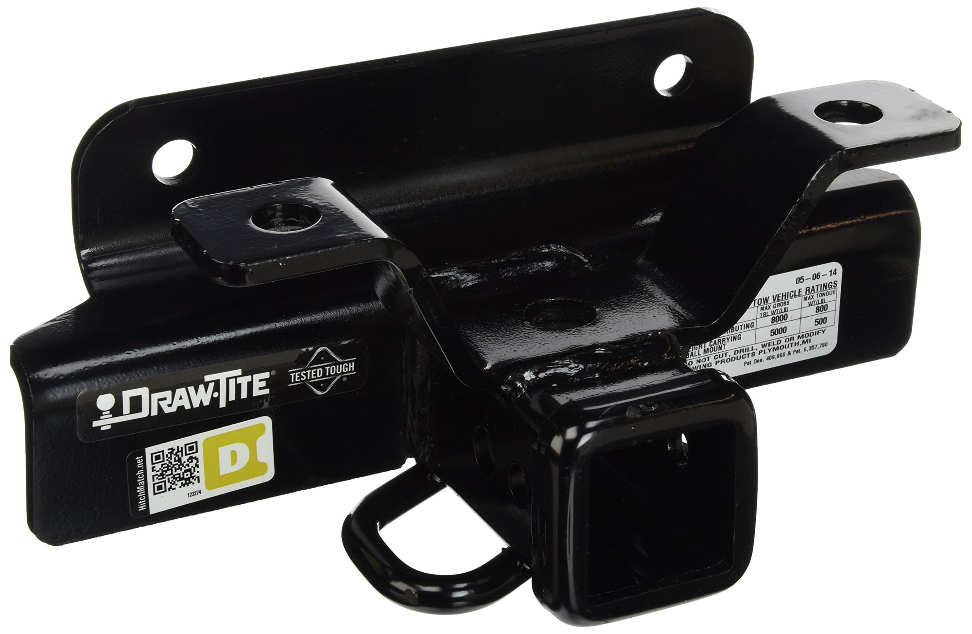 Black Draw-Tite 75151 Max-Frame Receiver