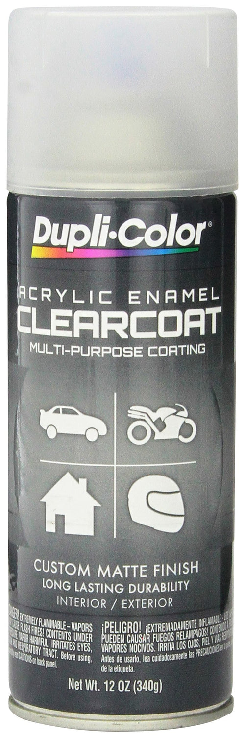 Multi-Purpose Dupli-Color Acrylic Enamel Spray Paint - Flat White - 12 oz. Aerosol Can