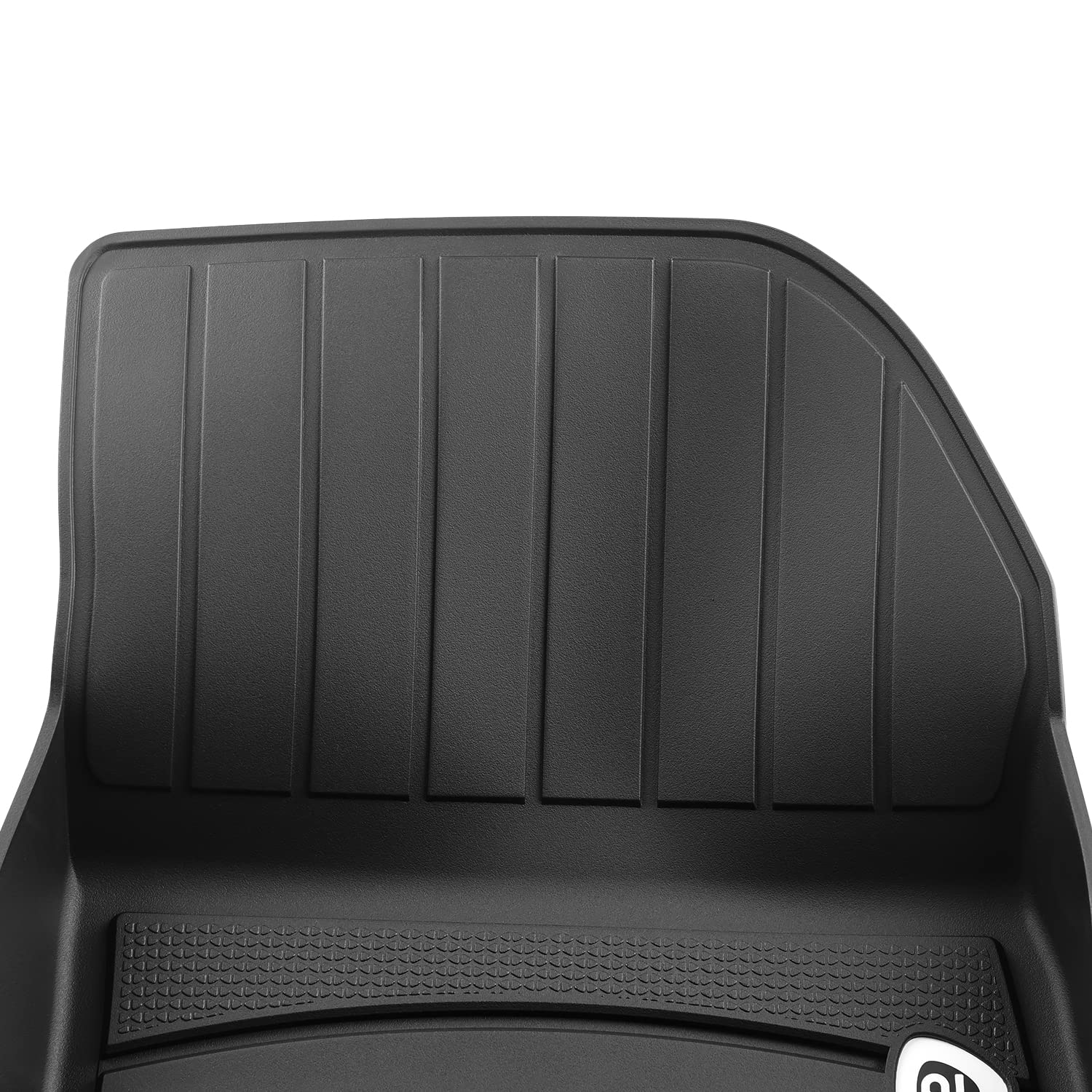 All-Weather Spec-D Tuning Black Injection-Molded TPE Front + Rear Floor Mats Compatible with 2017-2022 Tesla Model 3, 3PC