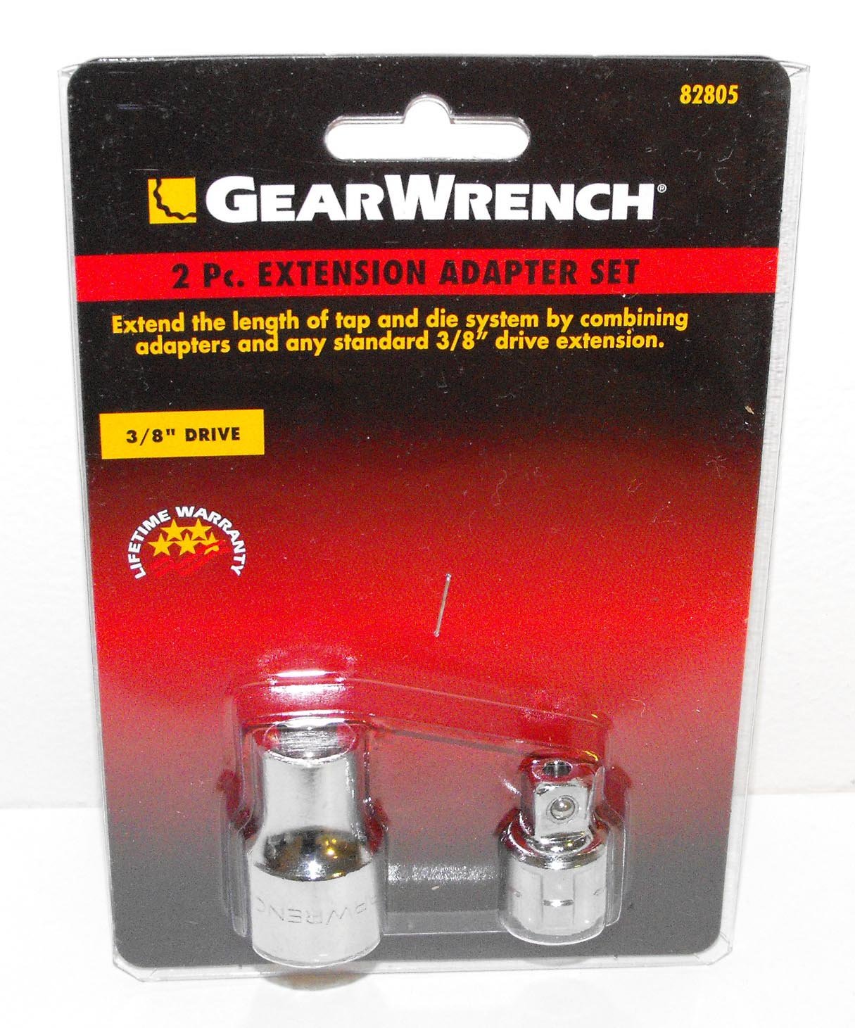 2 Pc. GEARWRENCH 3/8" Drive Tap and Die Extension Adapter Set - 82805